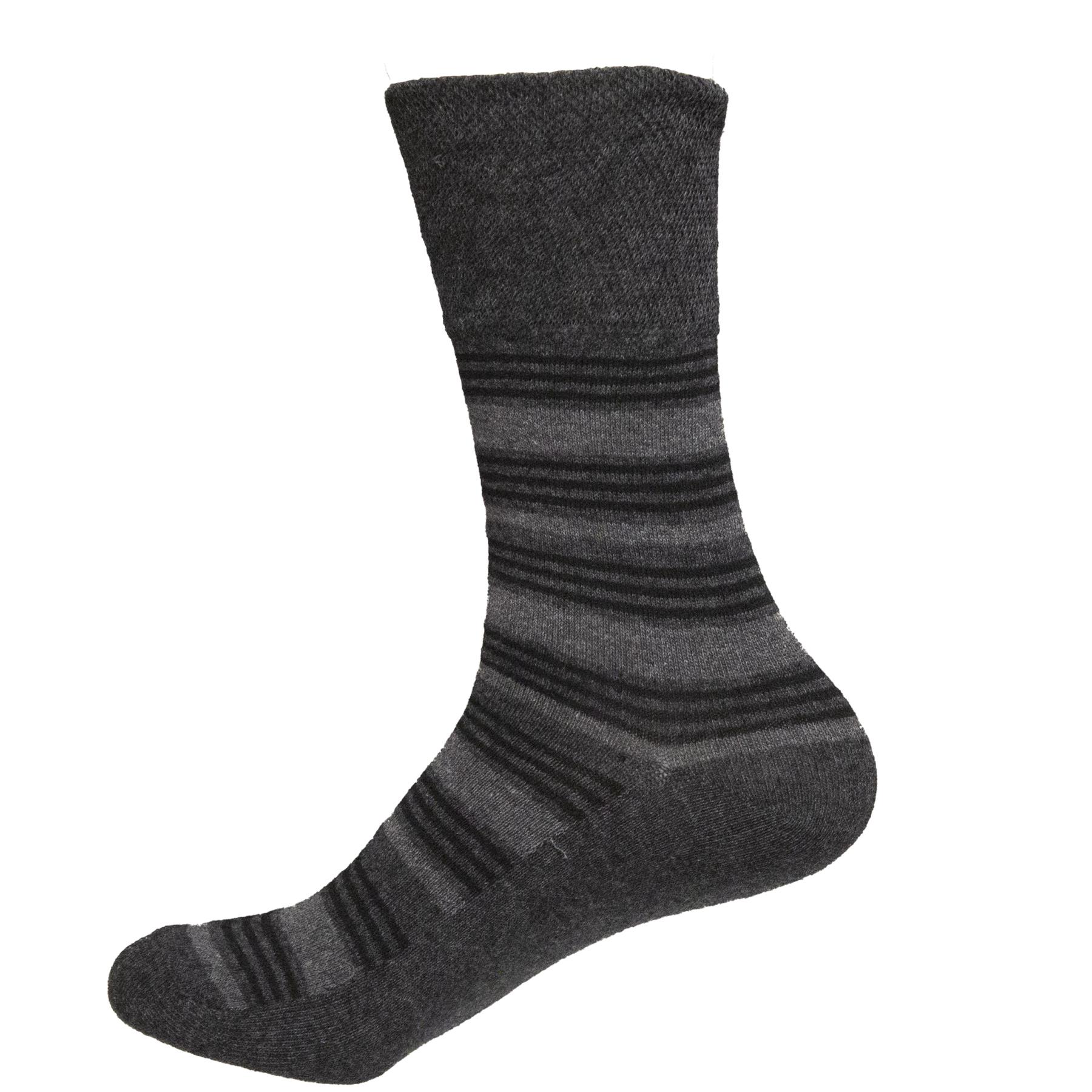 MD Diabetic Socks For Men Womens Non Binding Top Ankle Socks With Cushion Sole For Swollen Feet 6 Pairs Black 10-13 - Foto 10