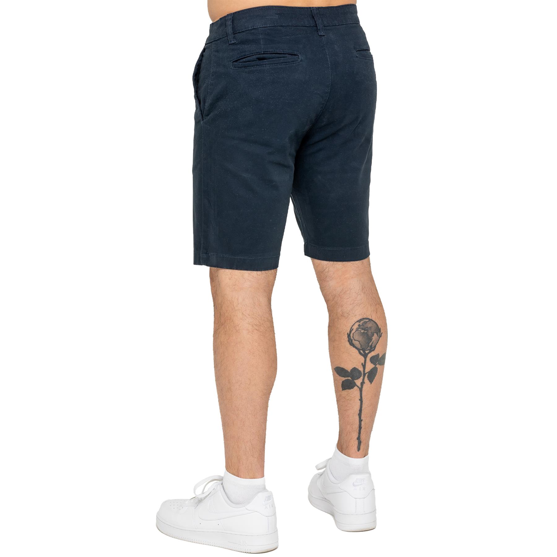 Enzo Herren Chino Shorts Freizeit Baumwolle Sommer Stretch Slim Fit Halb Hose - Bild 26 von 34