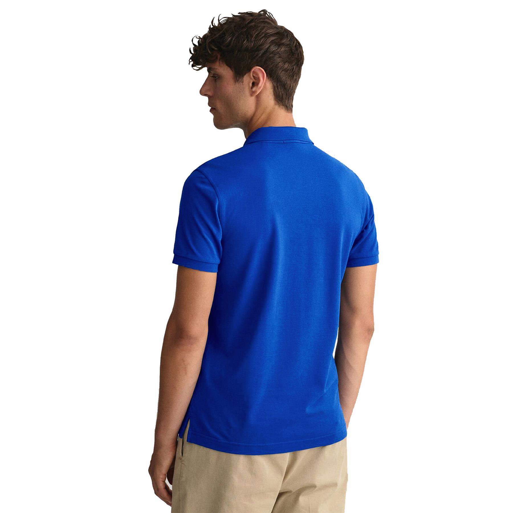 Gant Mens Polo Shirts Short Sleeve Casual Work Tee Breathable Cotton Top S-4XL - Picture 91 of 111