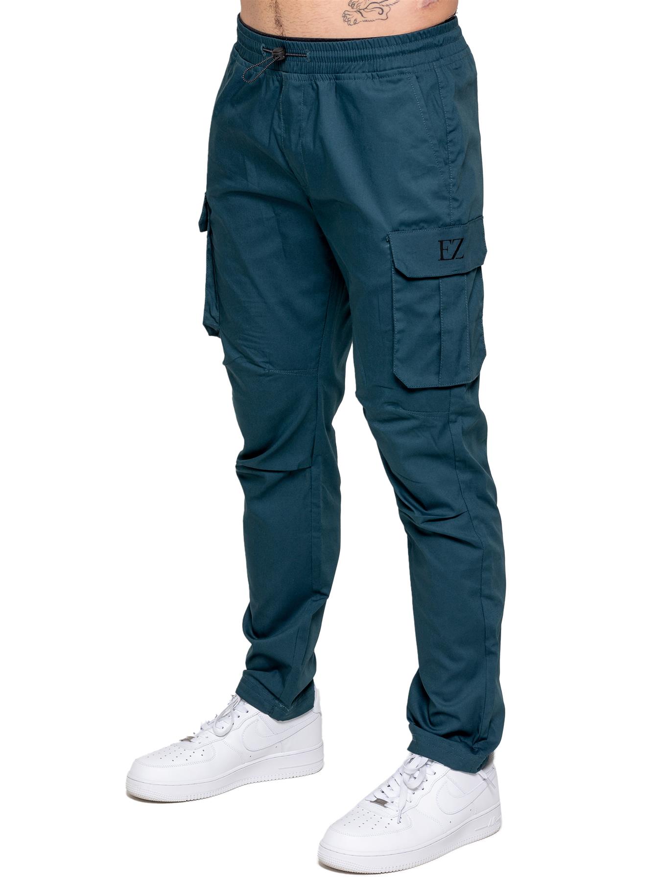 Enzo Jeans Herren Cargohose Freizeit Elastisch Arbeitshose - Picture 25 of 29