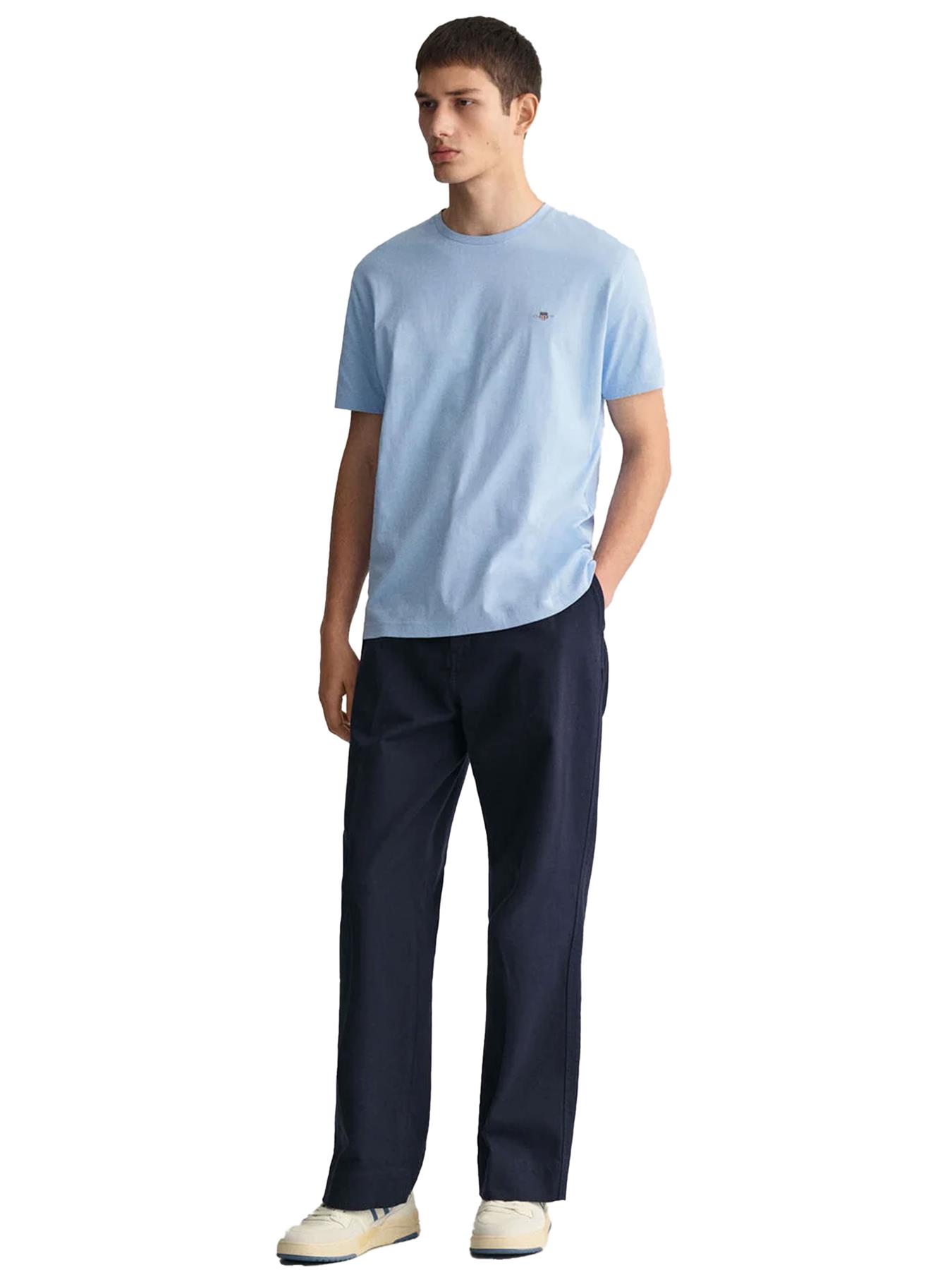 GANT Algodón Hombre Camisetas Manga Corta Casual Top Cuello Redondo Talla UK - Imagen 33 de 95