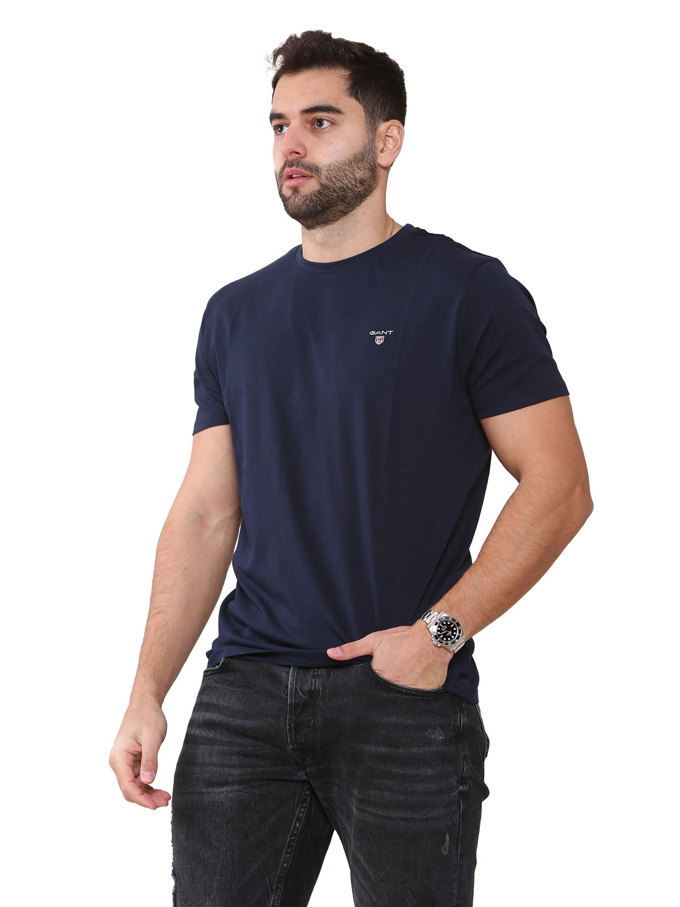 GANT Algodón Hombre Camisetas Manga Corta Casual Top Cuello Redondo Talla UK - Imagen 18 de 95