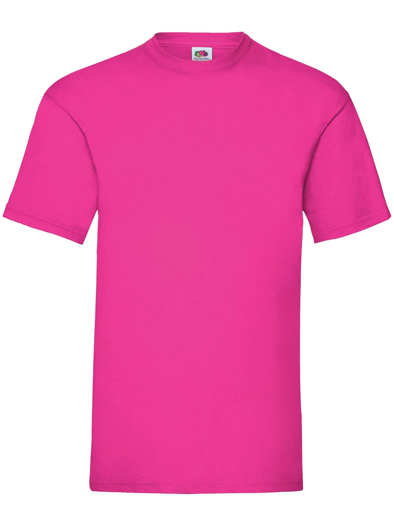Fruit of the Loom Mens 5 Pack T-Shirts 100% Cotton Plain Solid Tee Shirt - Picture 10 of 36