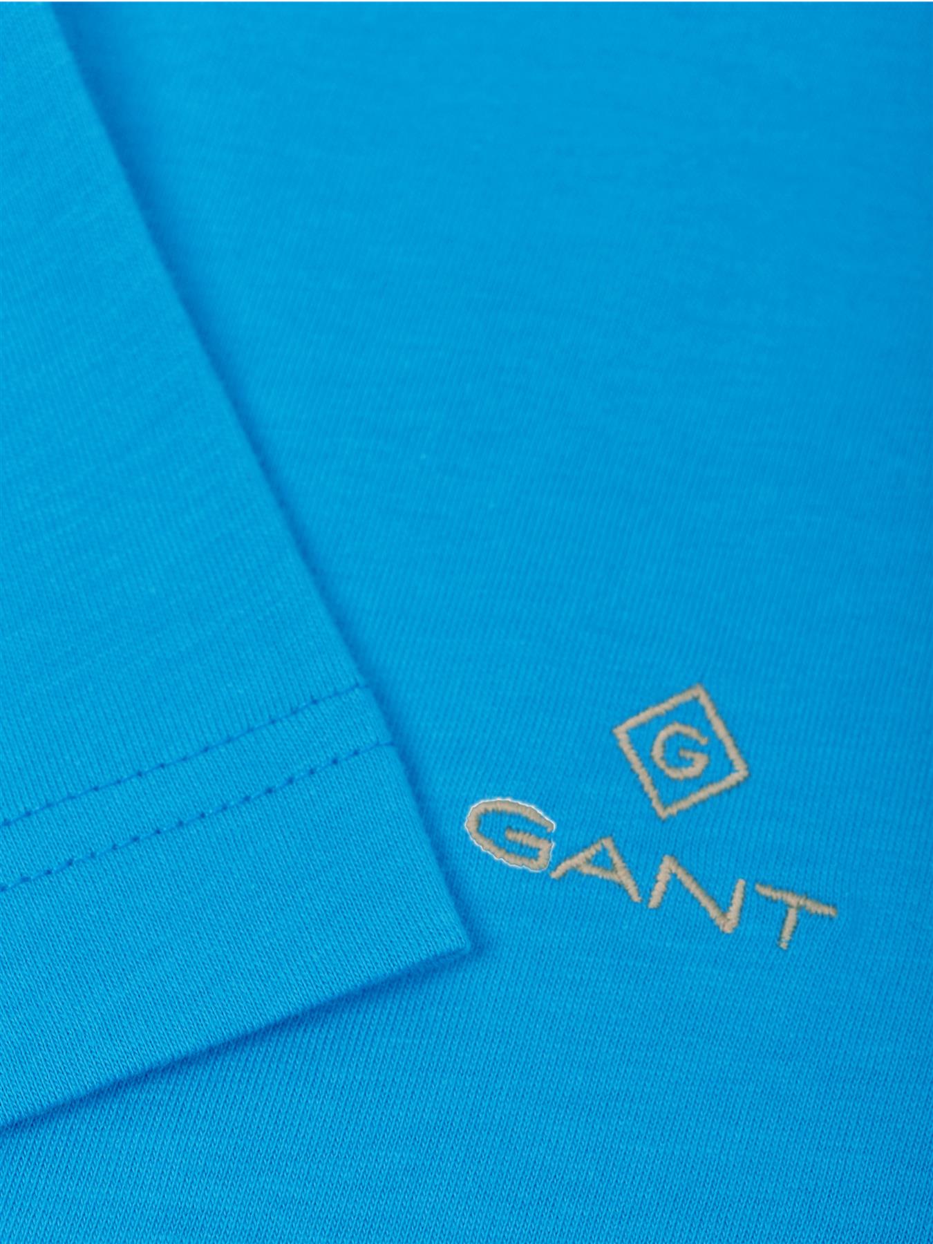 Gant T Shirts Mens Short Sleeve Tee Casual Solid Crew Neck Cotton Classic Top - Picture 66 of 94