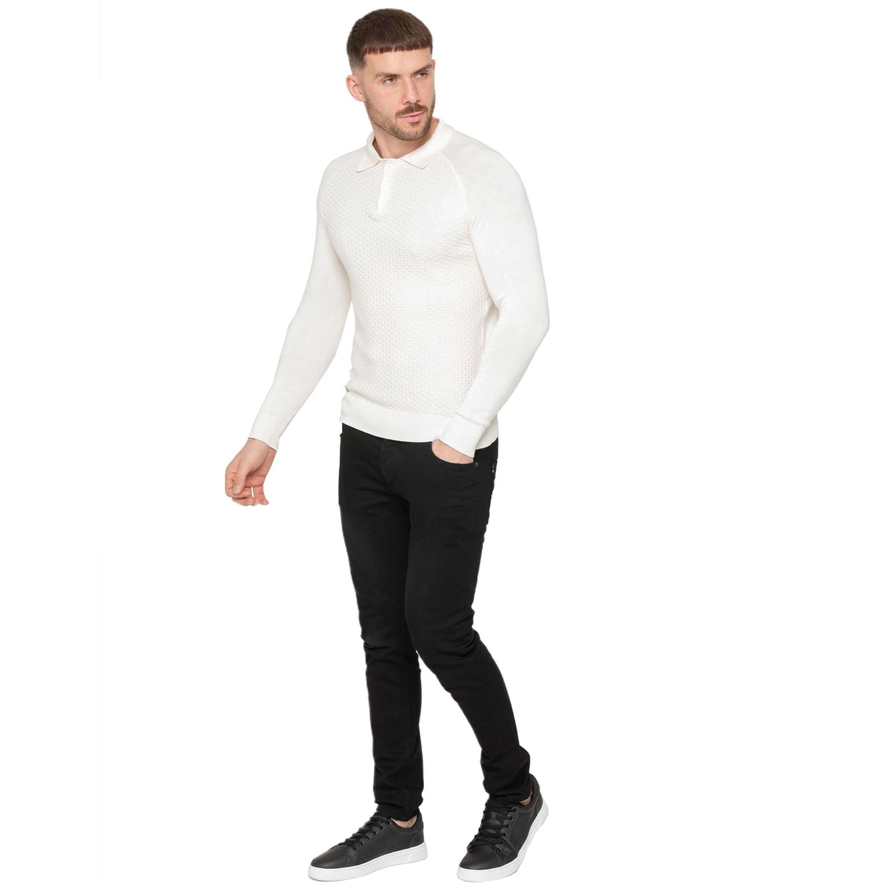 Enzo Para Hombres Sudadera Lisa Jersey Pullover Ligero Informal Algodón Tejido Prendas para el torso - Imagen 16 de 17