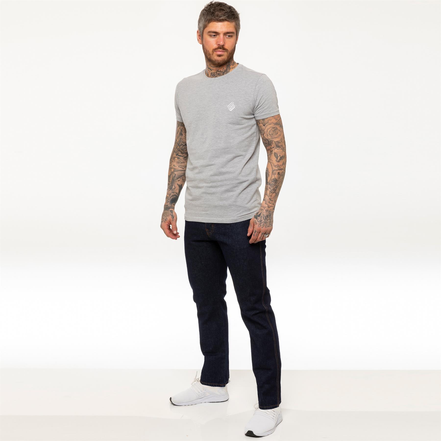 Kruze Mens Jeans Straight Leg Denim Trousers Regular Casual Work Pants UK Sizes - Picture 24 of 25