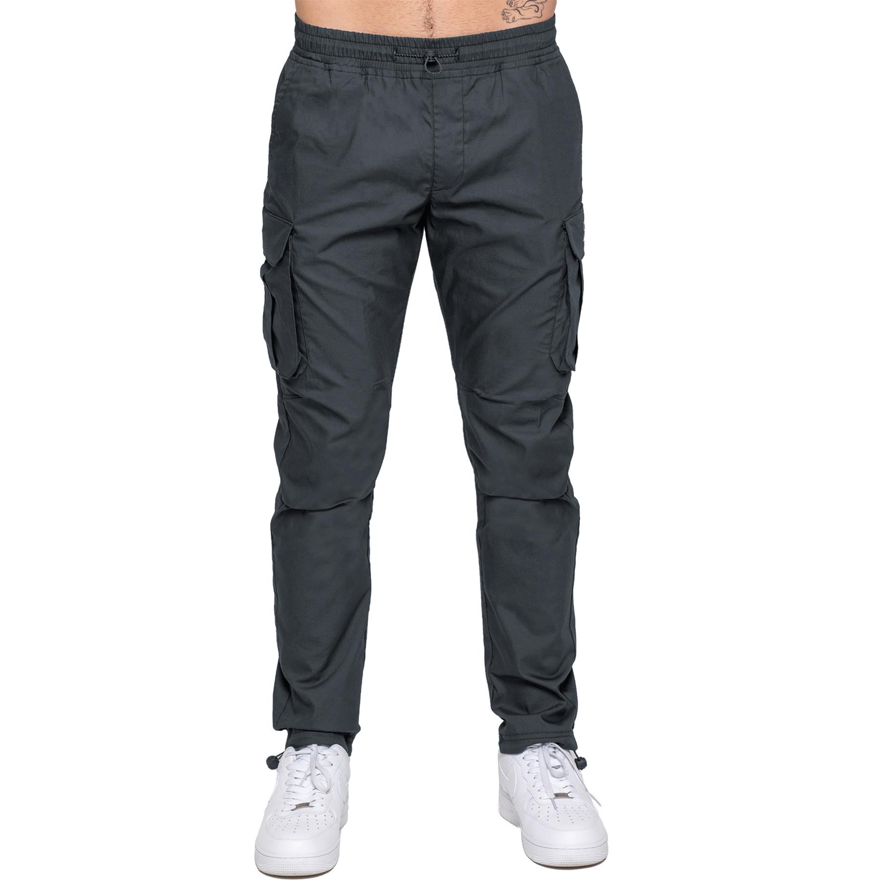 Enzo Jeans Herren Cargohose Freizeit Elastisch Arbeitshose - Picture 8 of 29