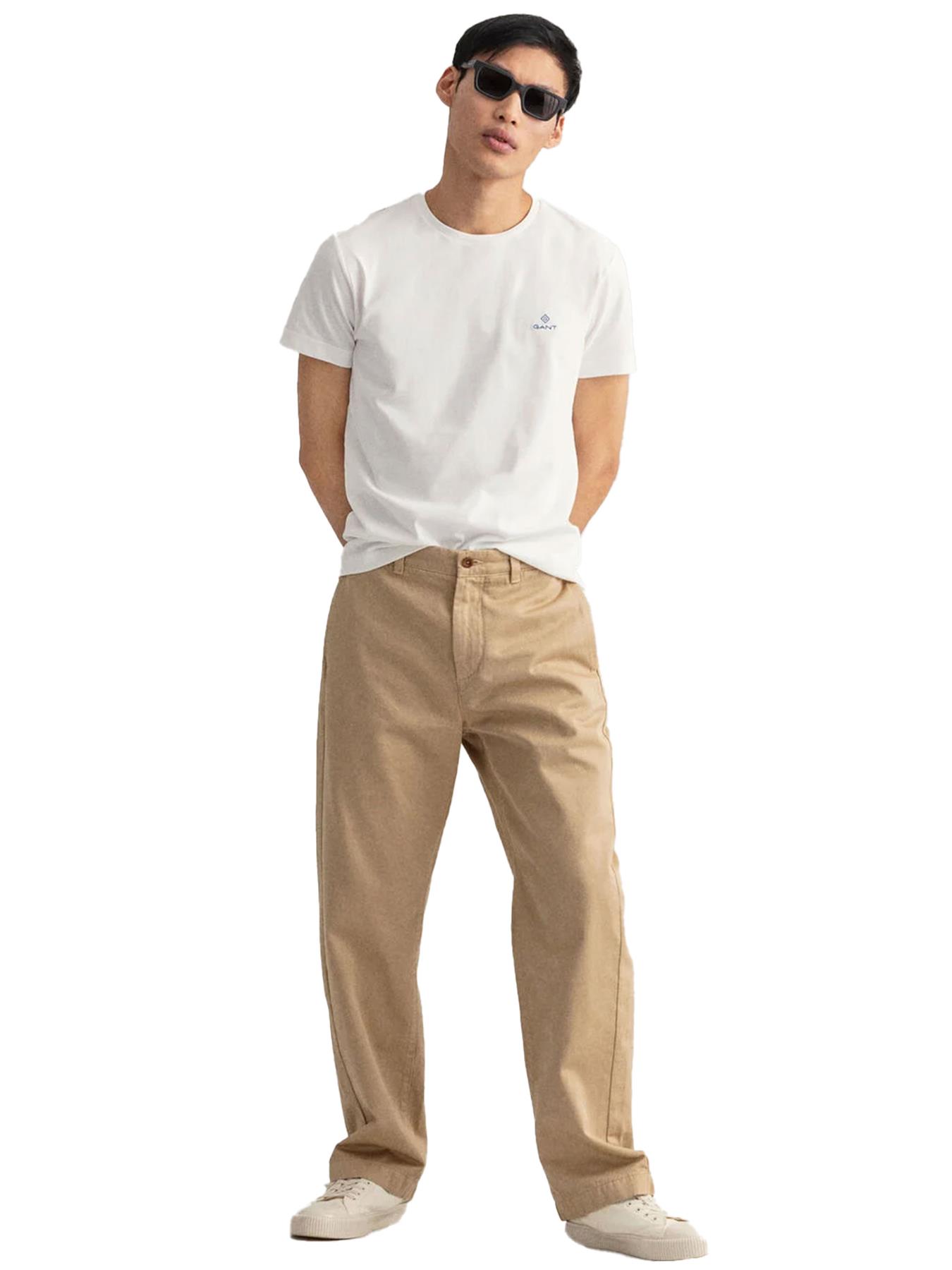 GANT Algodón Hombre Camisetas Manga Corta Casual Top Cuello Redondo Talla UK - Imagen 93 de 95
