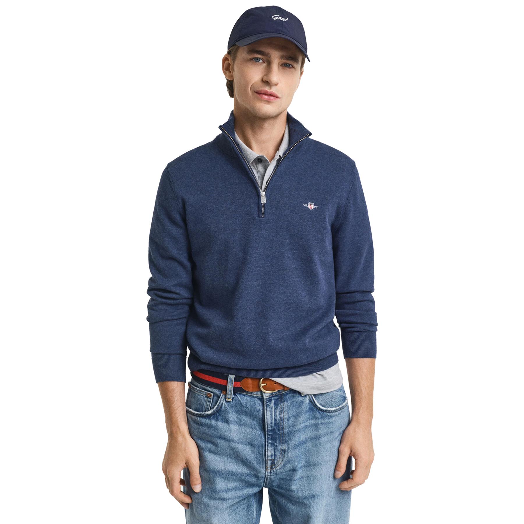 Gant Mens Sweatshirt Casual Crew Neck Designer Pullover Winter Classic Jumper - Picture 21 of 60