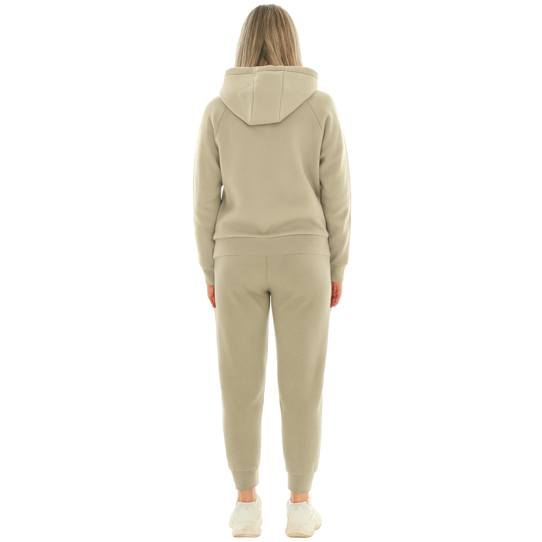 Kruze Mujer Chándal Tripulante Cuello Corte Normal Pantalón de Chándal Polar Set - Imagen 33 de 47