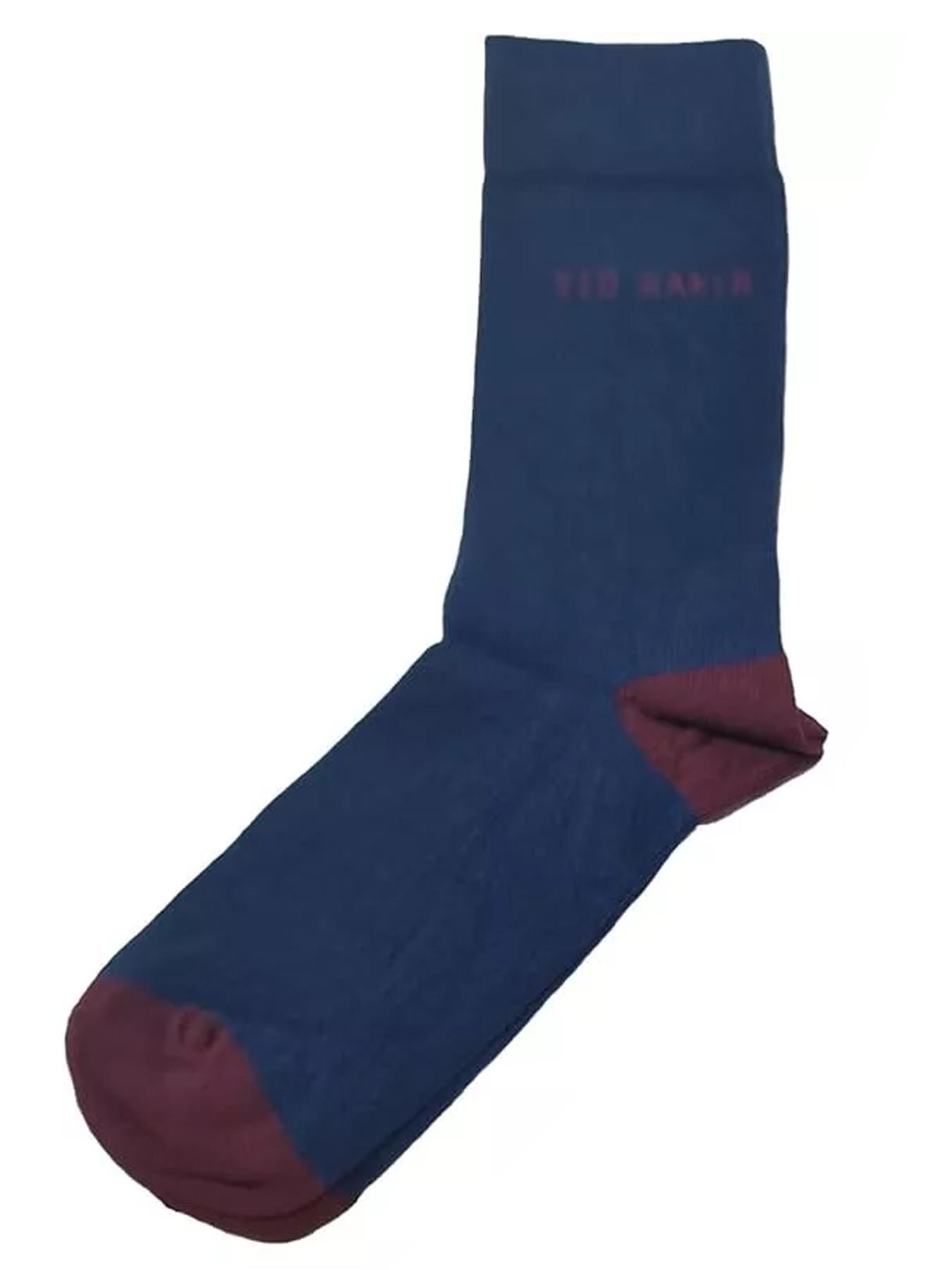 Ted Baker Mens Socks 3 Pairs Casual Cotton Rich Designer Gift Box Sock - Picture 9 of 34