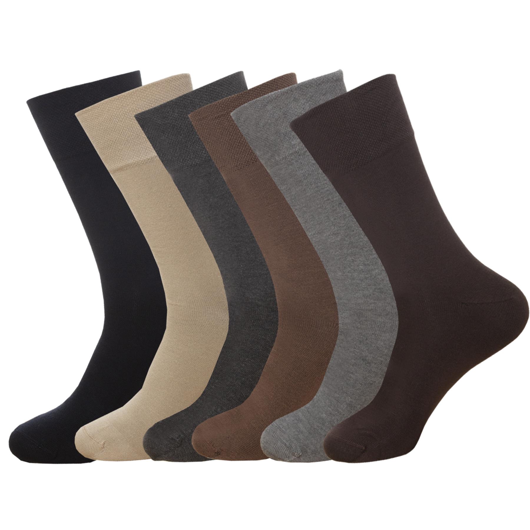 Mens Bamboo Socks Diabetic Extra Wide Super Soft Loose Top Sock 3, 6 & 12 Pairs eBay