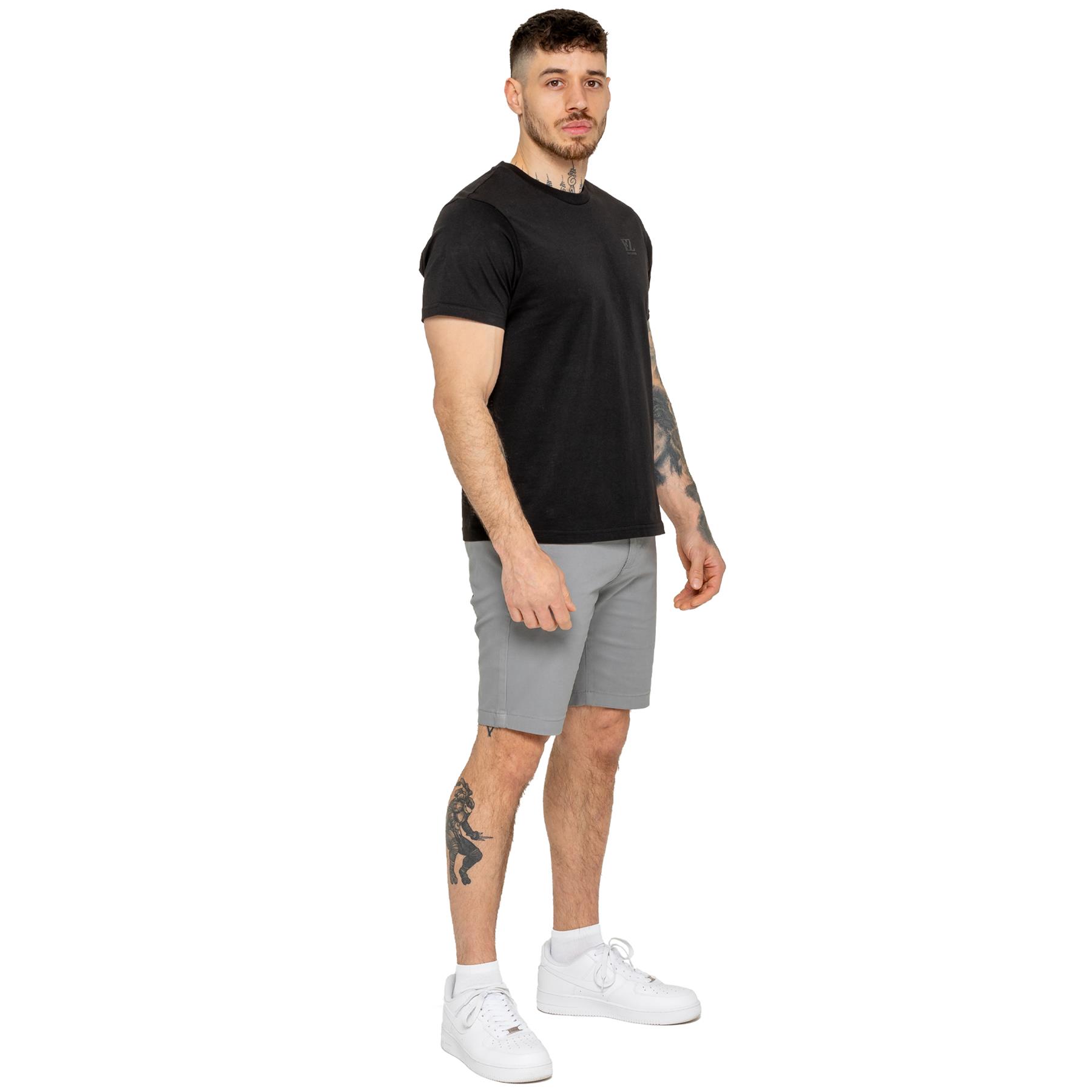 Enzo Herren Chino Shorts Freizeit Baumwolle Sommer Stretch Slim Fit Halb Hose - Bild 23 von 34