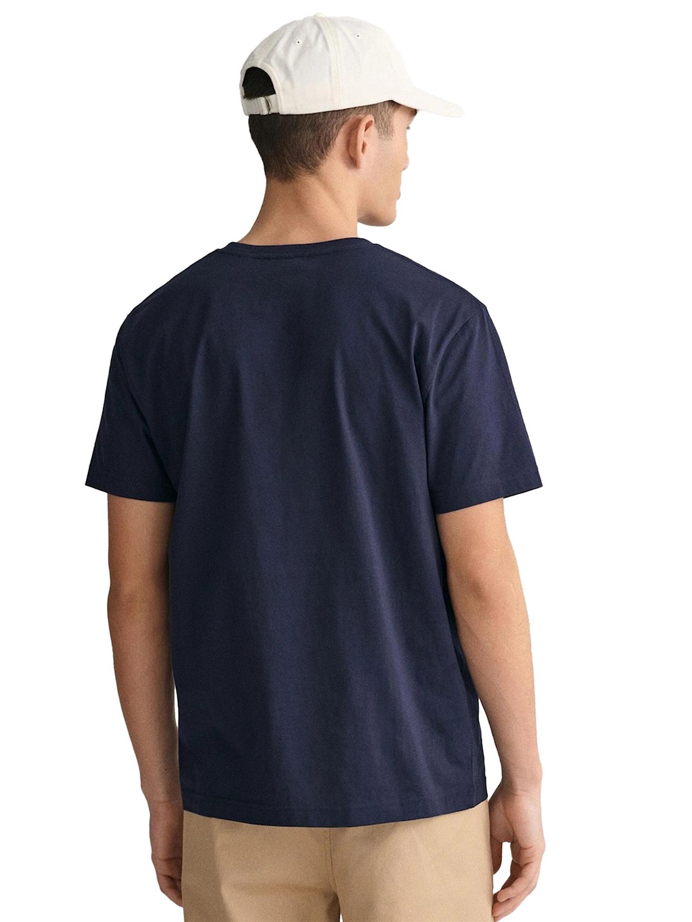 GANT Algodón Hombre Camisetas Manga Corta Casual Top Cuello Redondo Talla UK - Imagen 40 de 95
