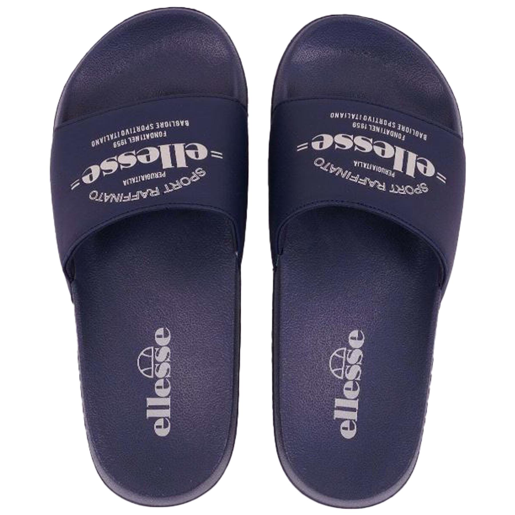 Ellesse Slip On Sliders Mens Womens Summer Sandals Beach Pool Ladies Flip Flops - Picture 18 of 43