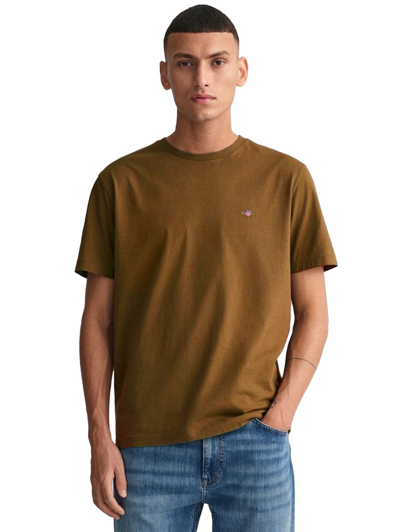 GANT Algodón Hombre Camisetas Manga Corta Casual Top Cuello Redondo Talla UK - Imagen 48 de 95