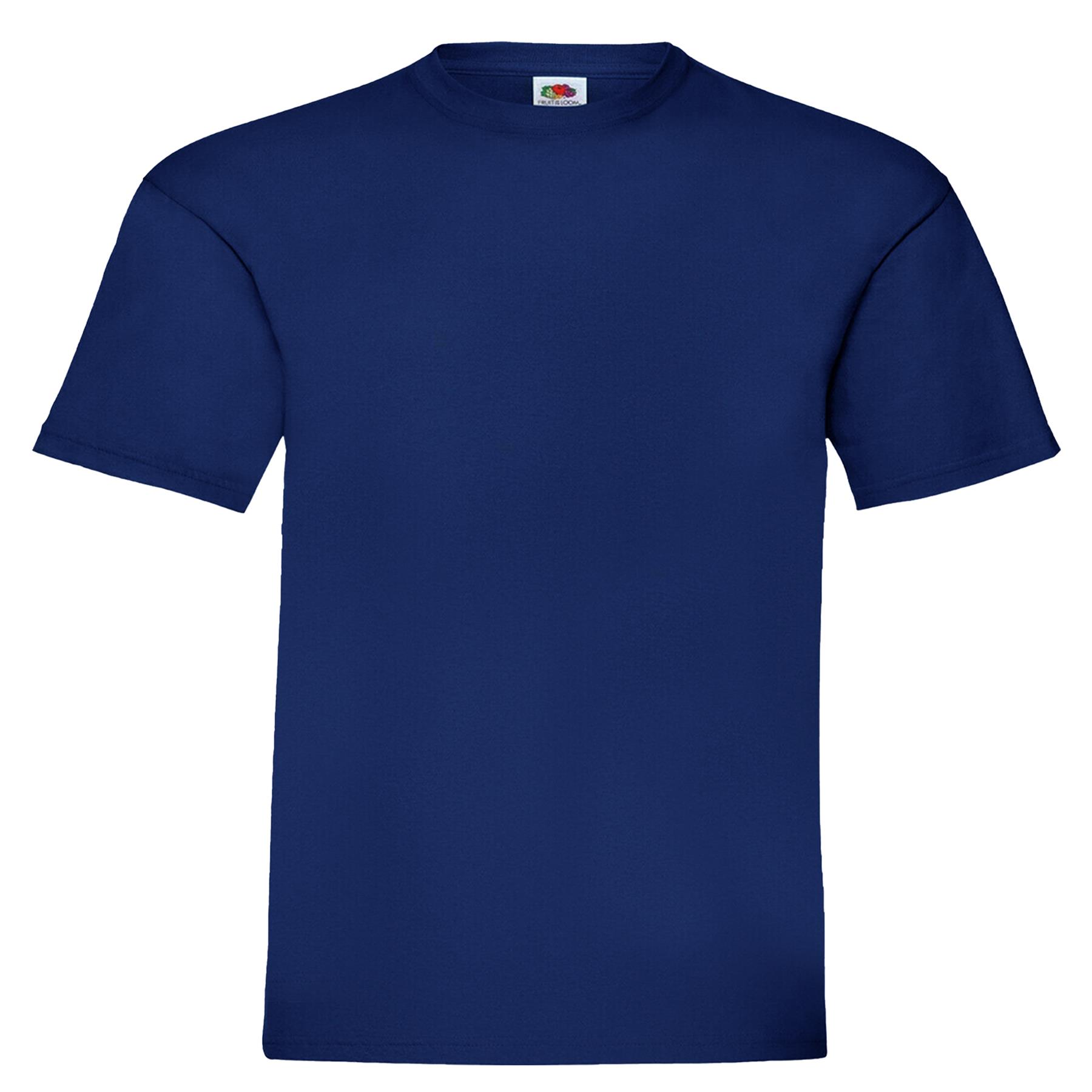 Fruit Of The Loom Children Boys Girls T Shirts Cotton Plain Short Sleeve Tee Top - Picture 27 of 53