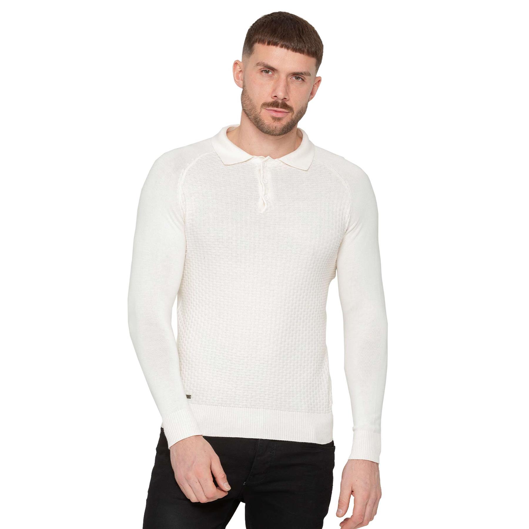 Enzo Para Hombres Sudadera Lisa Jersey Pullover Ligero Informal Algodón Tejido Prendas para el torso - Imagen 14 de 17