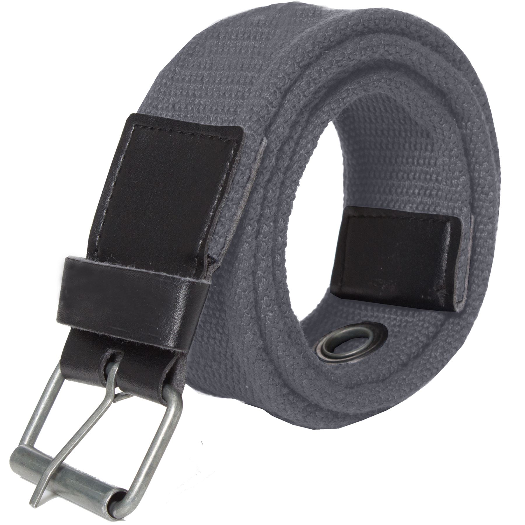 Kruze Designer Mens Canvas Buckle Belts for Jeans Big Tall King Waists