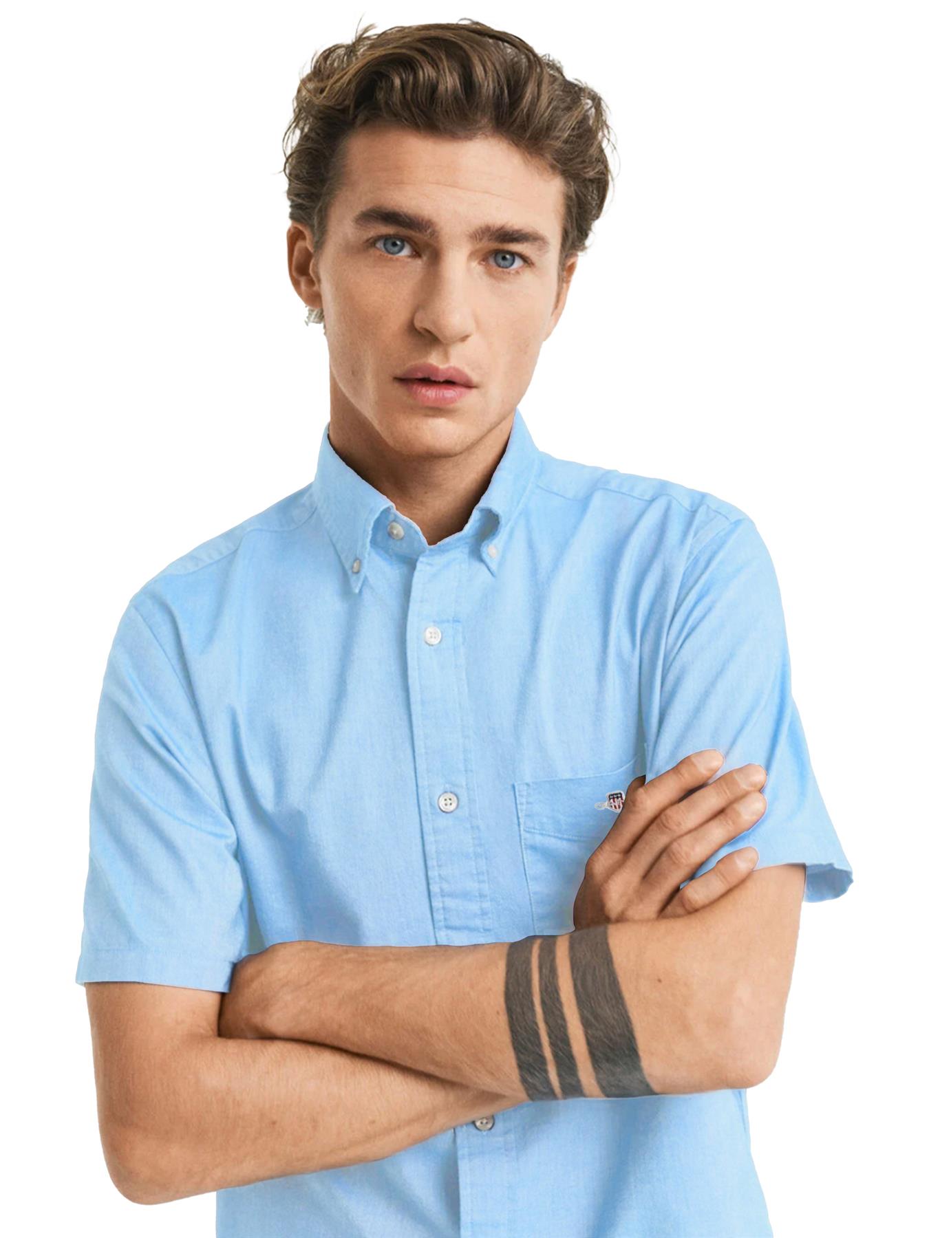 Gant Mens Long Sleeve Shirts 100% Cotton Regular Fit Smart Formal Shirt UK S-2XL - Picture 10 of 74