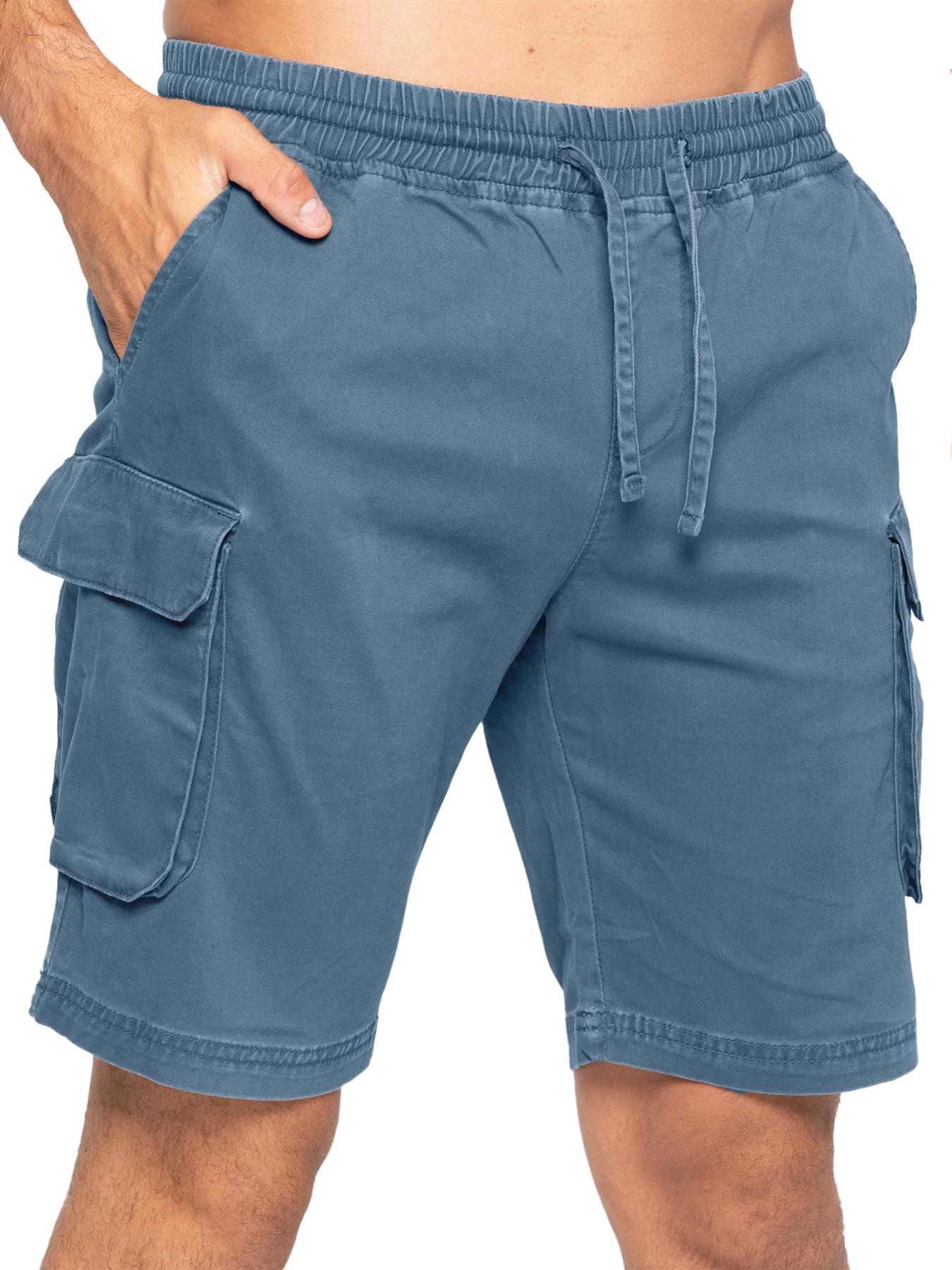 Enzo Herren Cargoshorts elastisch Sommer Freizeit Kampfhose UK Größen - Bild 48 von 51