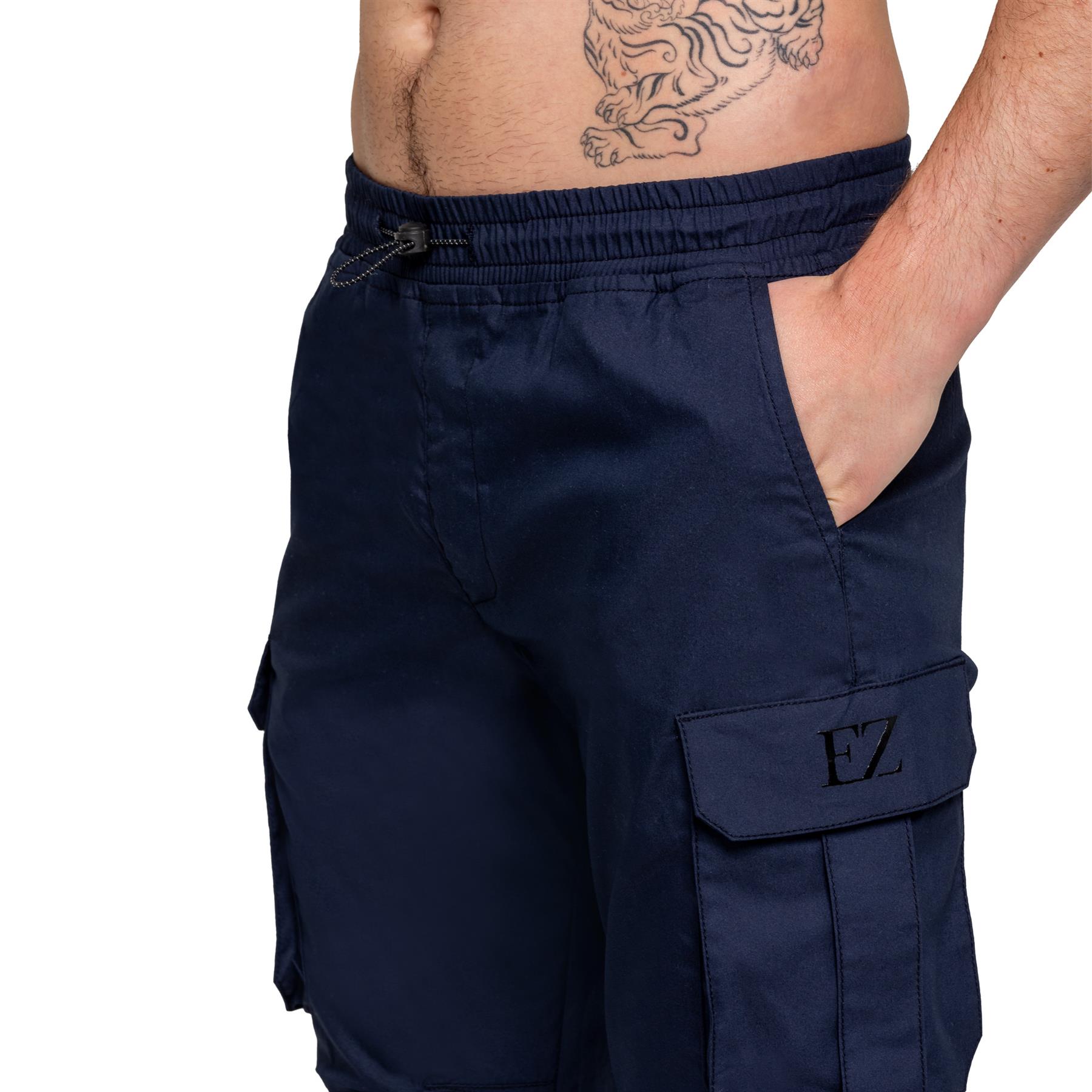 Enzo Jeans Herren Cargohose Freizeit Elastisch Arbeitshose - Picture 21 of 29