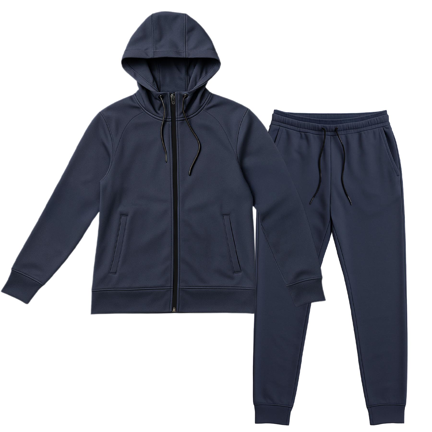 Kruze Herren Scuba Trainingsanzug Reißverschluss Kapuze Stretch Elastisch Hose - Picture 13 of 13