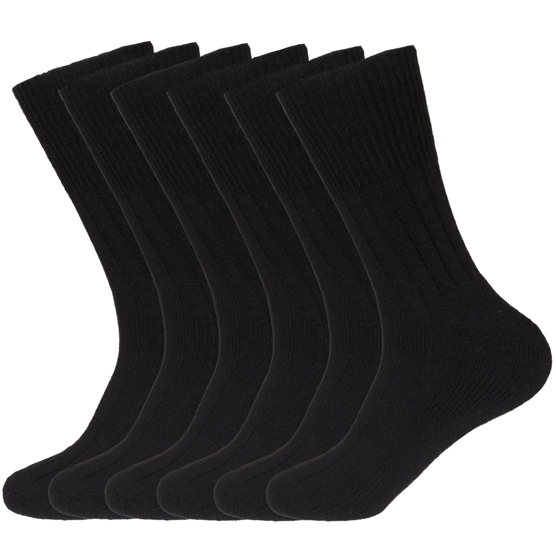 Mens Socks Diabetic Wool 3 6 Pairs Non Elastic Thick Warm Work Sock Size 6-11 - Picture 2 of 34
