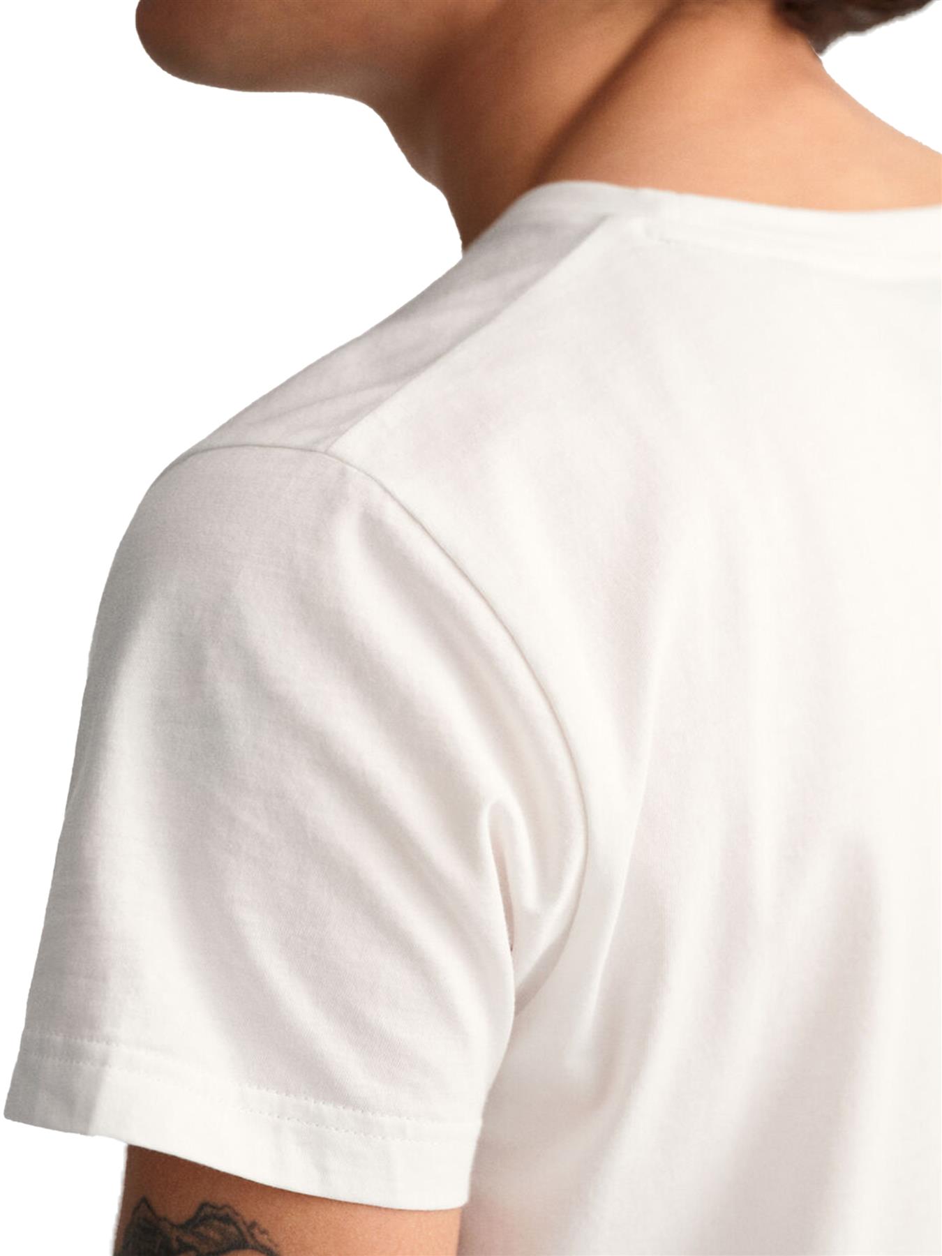 GANT Algodón Hombre Camisetas Manga Corta Casual Top Cuello Redondo Talla UK - Imagen 87 de 95