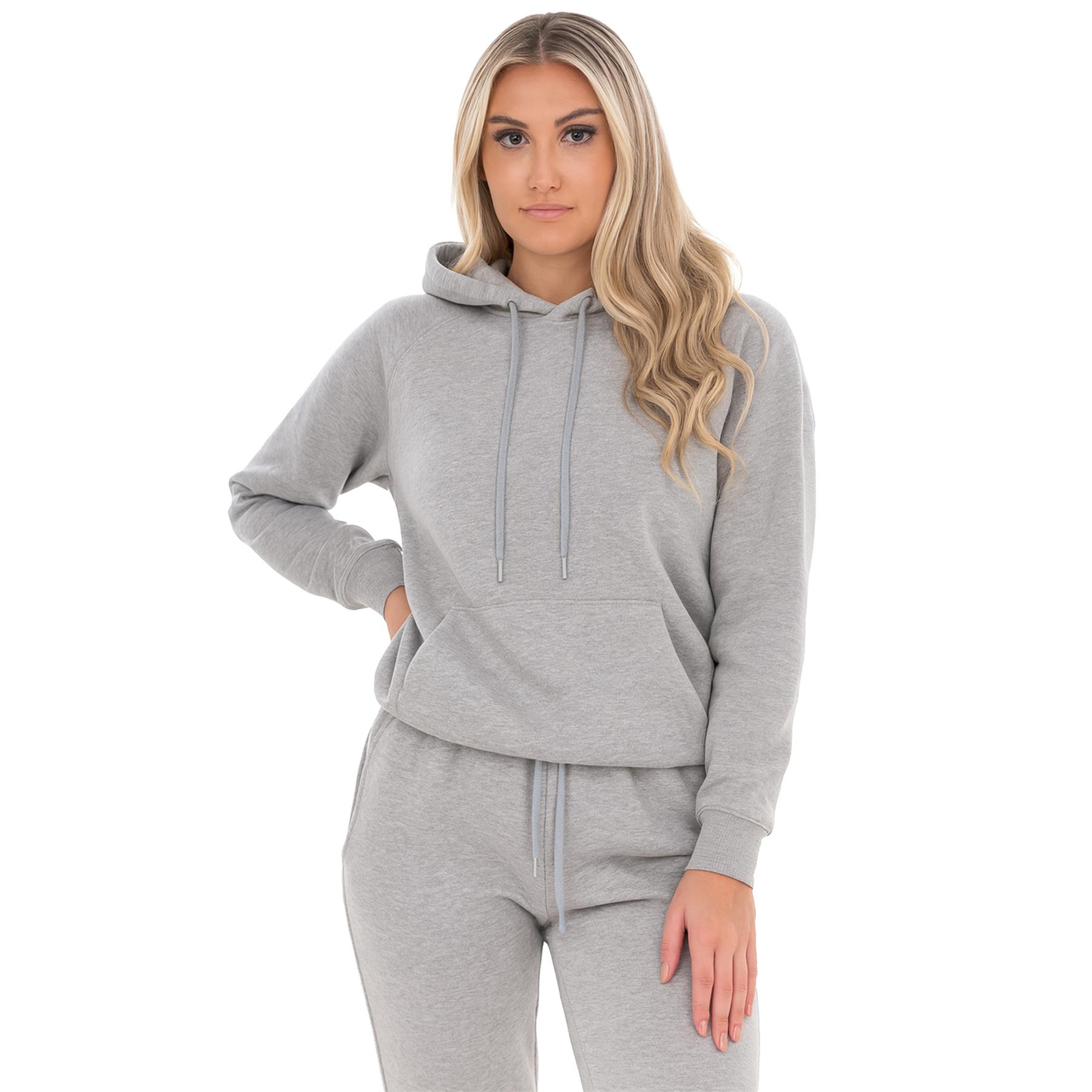 Kruze Mujer Chándal Tripulante Cuello Corte Normal Pantalón de Chándal Polar Set - Imagen 23 de 47