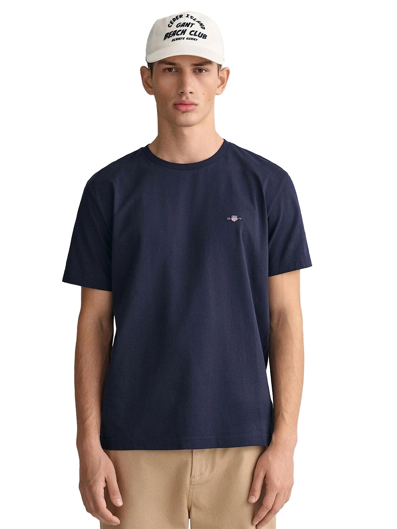 GANT Algodón Hombre Camisetas Manga Corta Casual Top Cuello Redondo Talla UK - Imagen 39 de 95