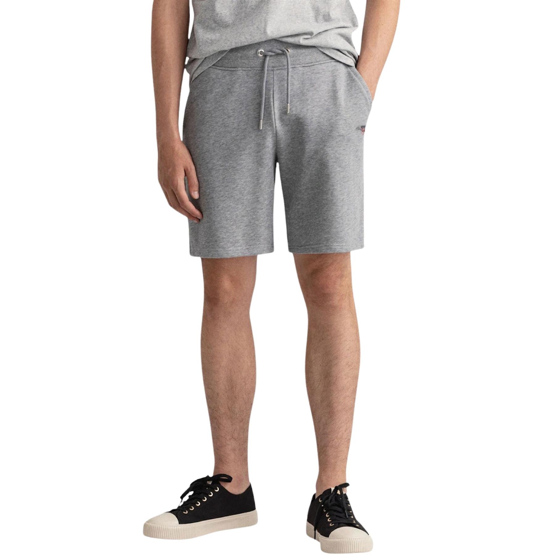 Gant Mens Shield Sweat Shorts Casual Cotton Summer Elasticated Half Pants - Picture 14 of 40