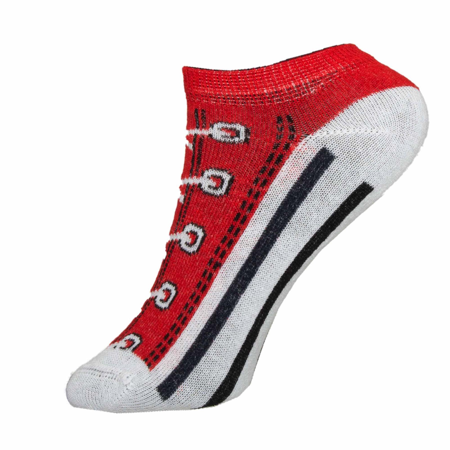 Boys Girls Socks Kids Trainer 6 Pairs Sports Ankle Shoe Liner Cotton School Sock - Picture 34 of 36