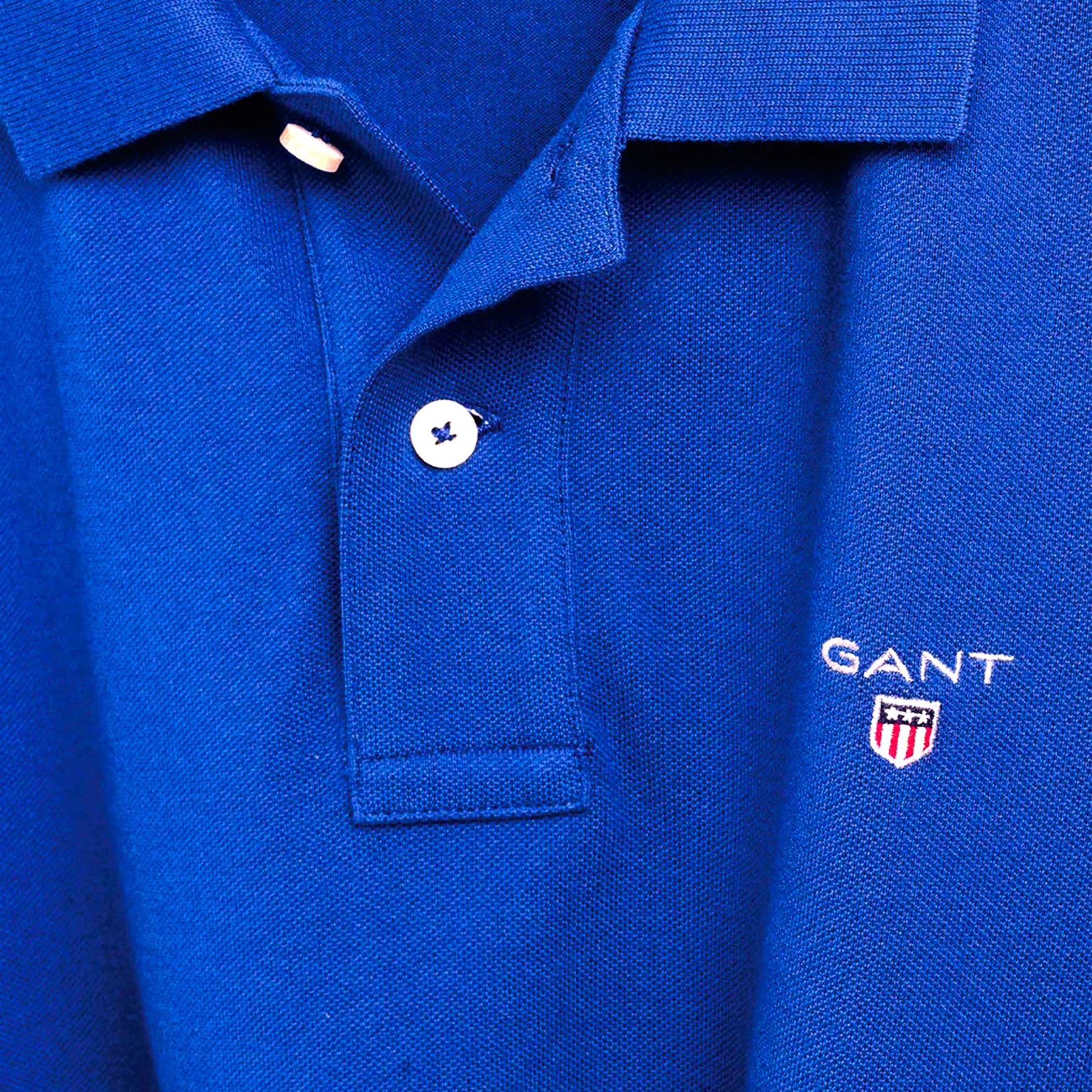 Gant Mens Polo Shirts Short Sleeve Casual Work Tee Breathable Cotton Top S-4XL - Picture 93 of 111