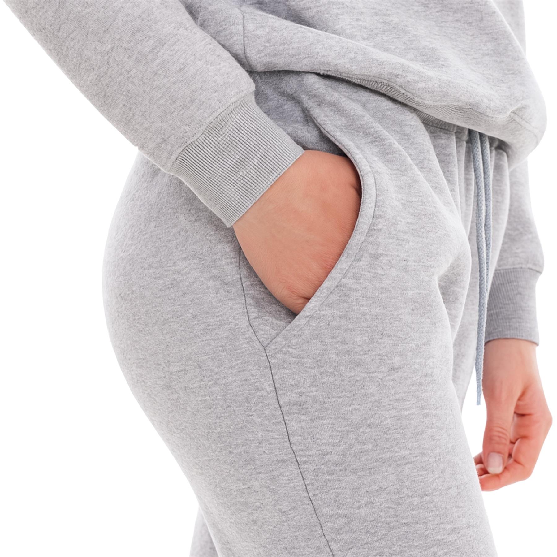Kruze Mujer Chándal Tripulante Cuello Corte Normal Pantalón de Chándal Polar Set - Imagen 21 de 47
