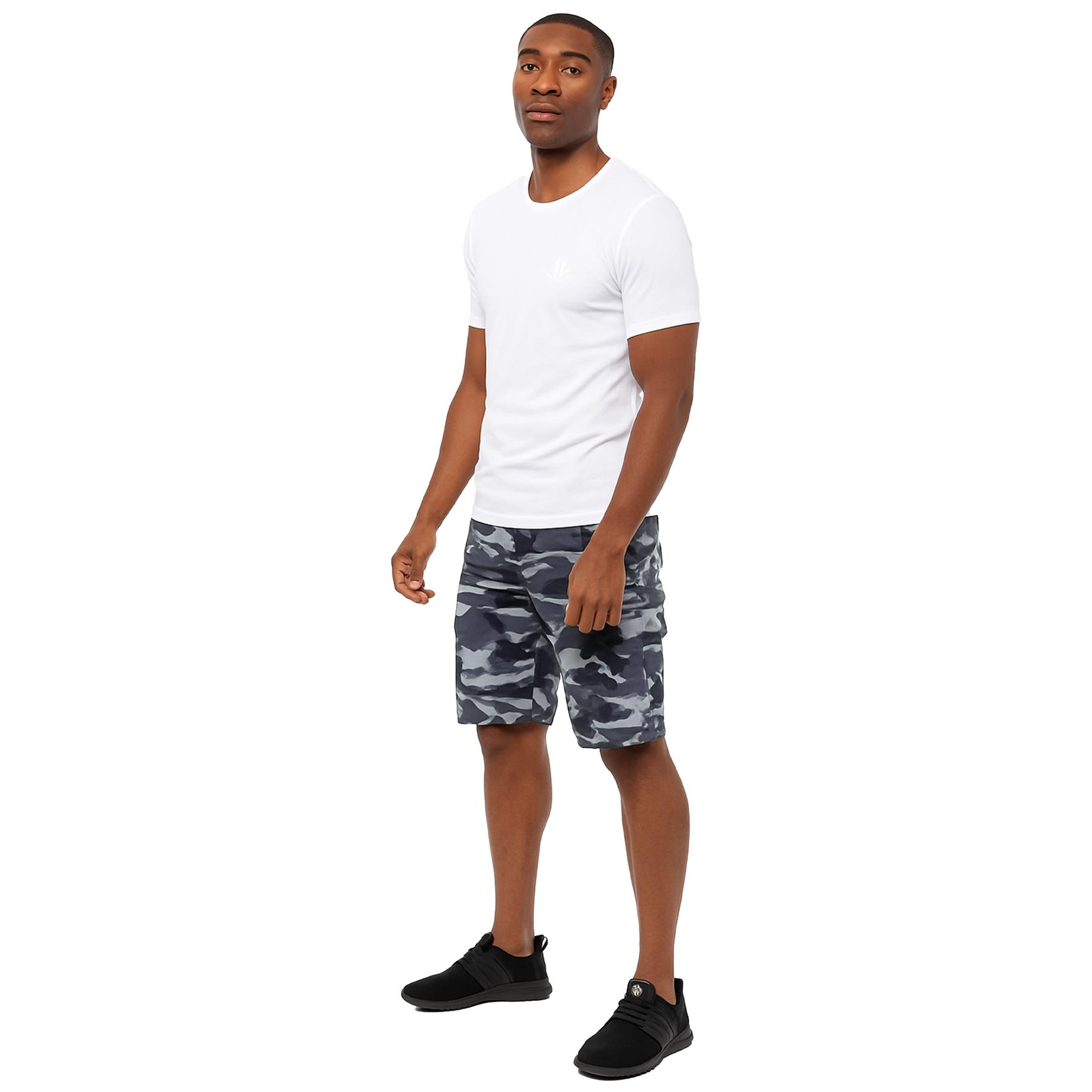 Pantalones Cortos de Combate Kruze Para Hombres Pantalones Cortos de Carga Ejército Camuflaje Jeans Camuflaje Trabajo Medio Pantalones - Imagen 27 de 41