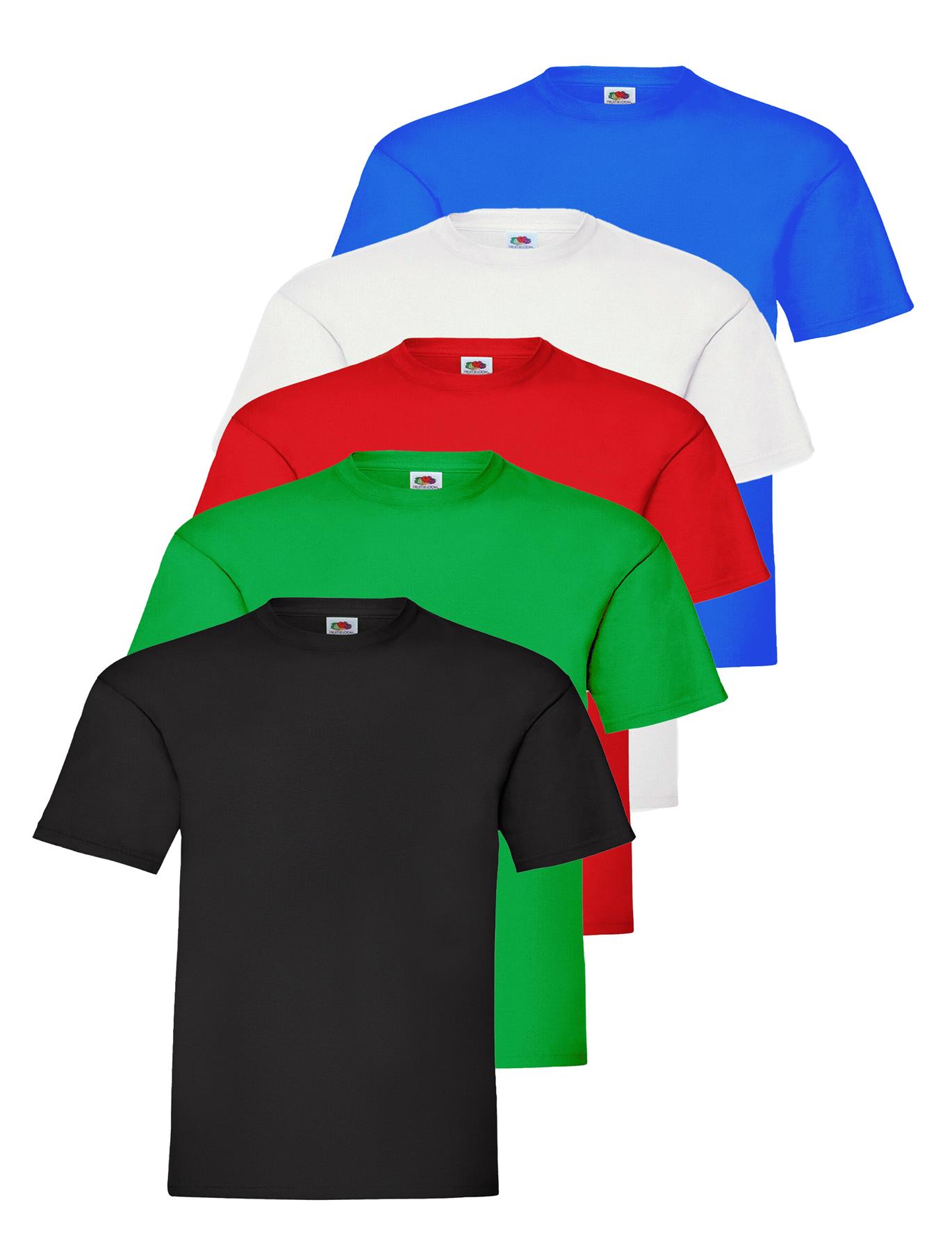 Fruit Of The Loom Camisetas Para Niños Paquete De 5 Algodón - Imagen 13 de 36