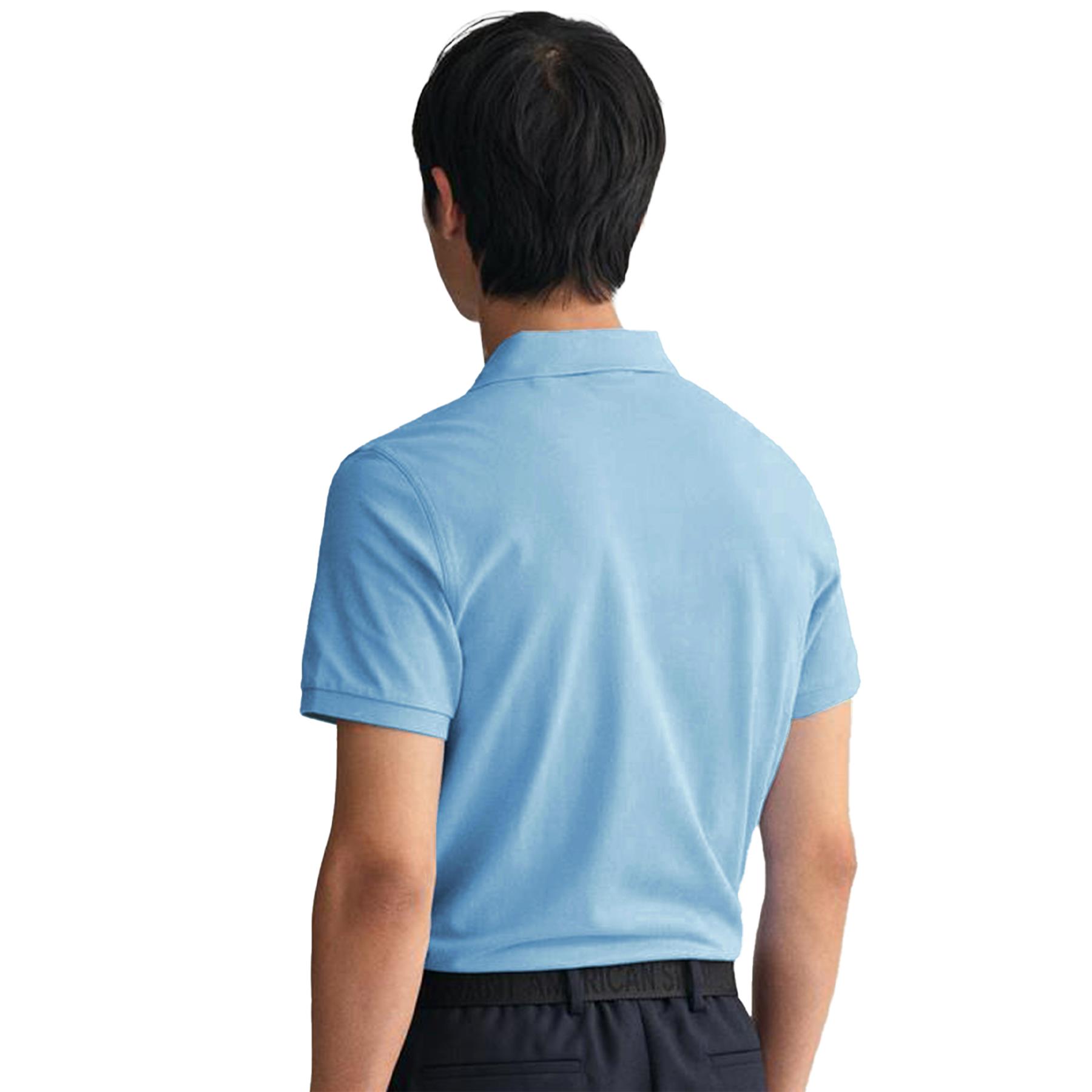 Gant Mens Polo Shirts Short Sleeve Casual Work Tee Breathable Cotton Top S-4XL - Picture 19 of 111
