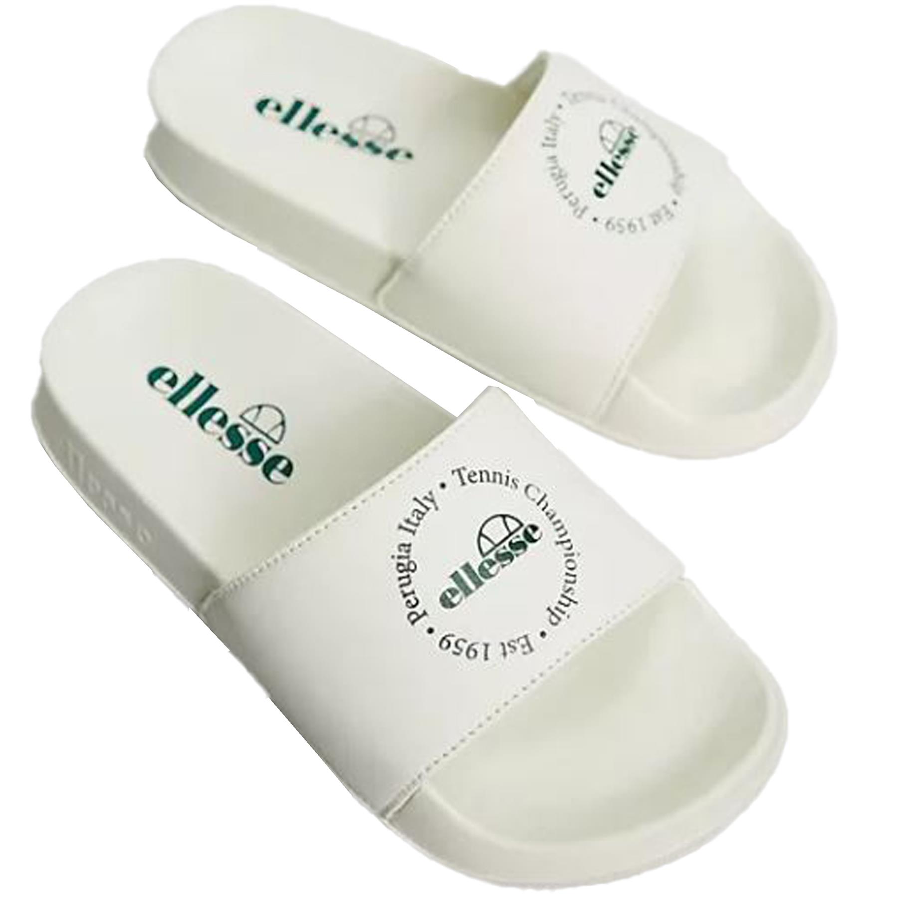 Ellesse Slip On Sliders Mens Womens Summer Sandals Beach Pool Ladies Flip Flops - Picture 23 of 43