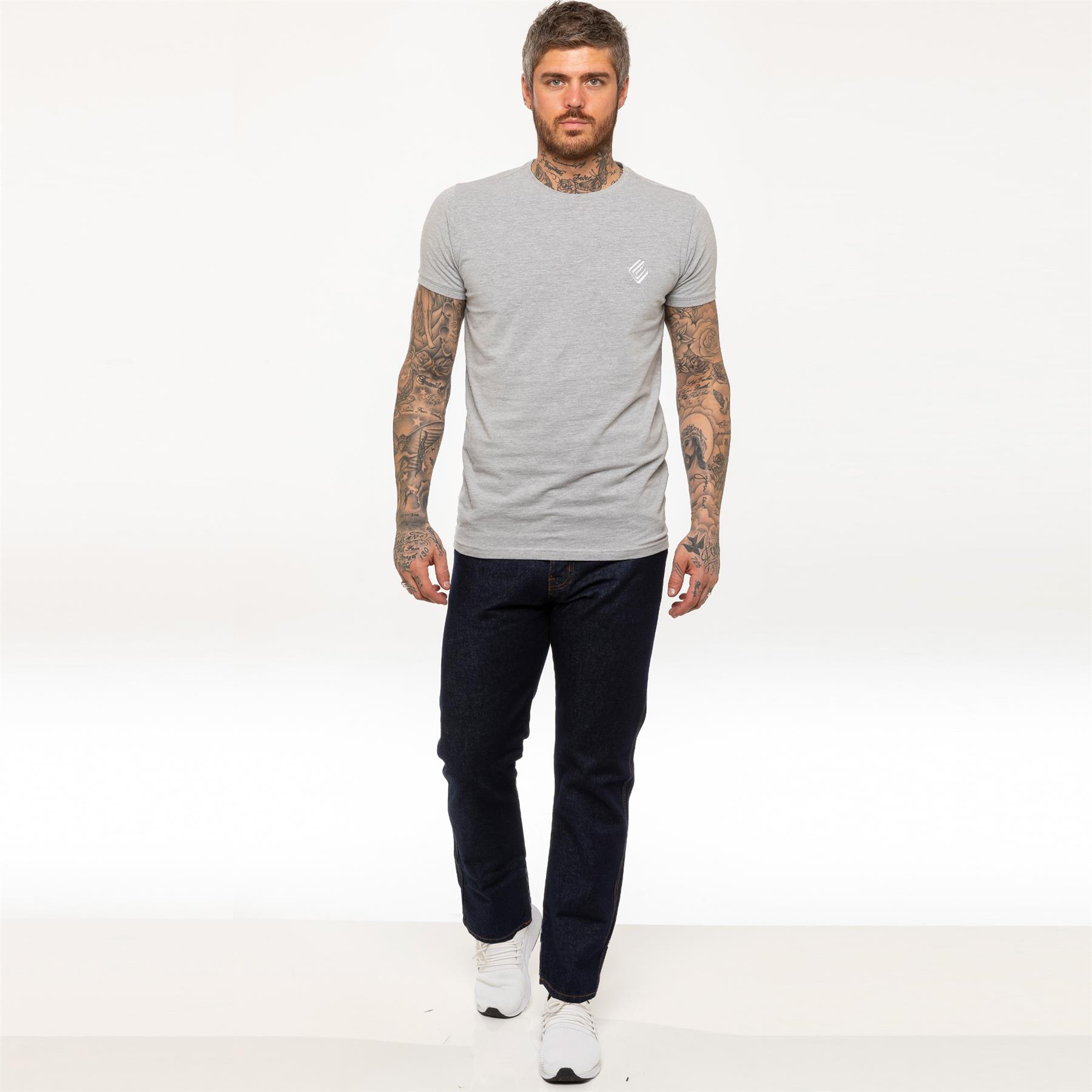 Kruze Mens Jeans Straight Leg Denim Trousers Regular Casual Work Pants UK Sizes - Picture 25 of 25
