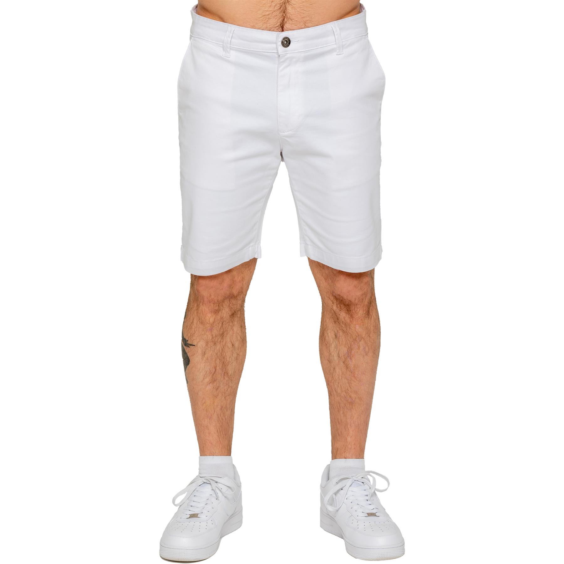 Enzo Herren Chino Shorts Freizeit Baumwolle Sommer Stretch Slim Fit Halb Hose - Bild 30 von 34
