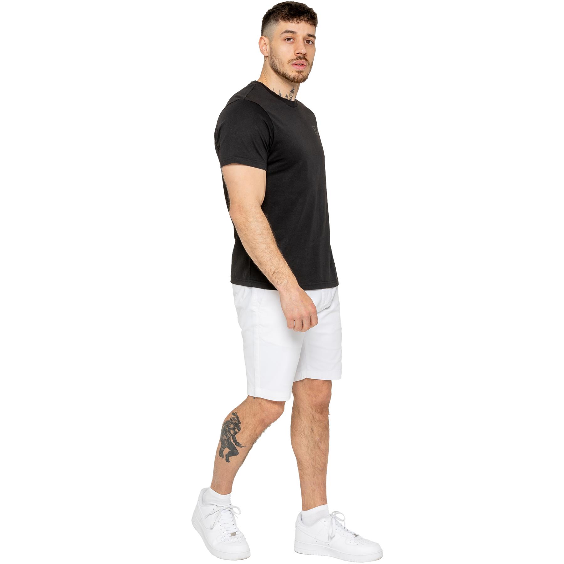 Enzo Herren Chino Shorts Freizeit Baumwolle Sommer Stretch Slim Fit Halb Hose - Bild 33 von 34