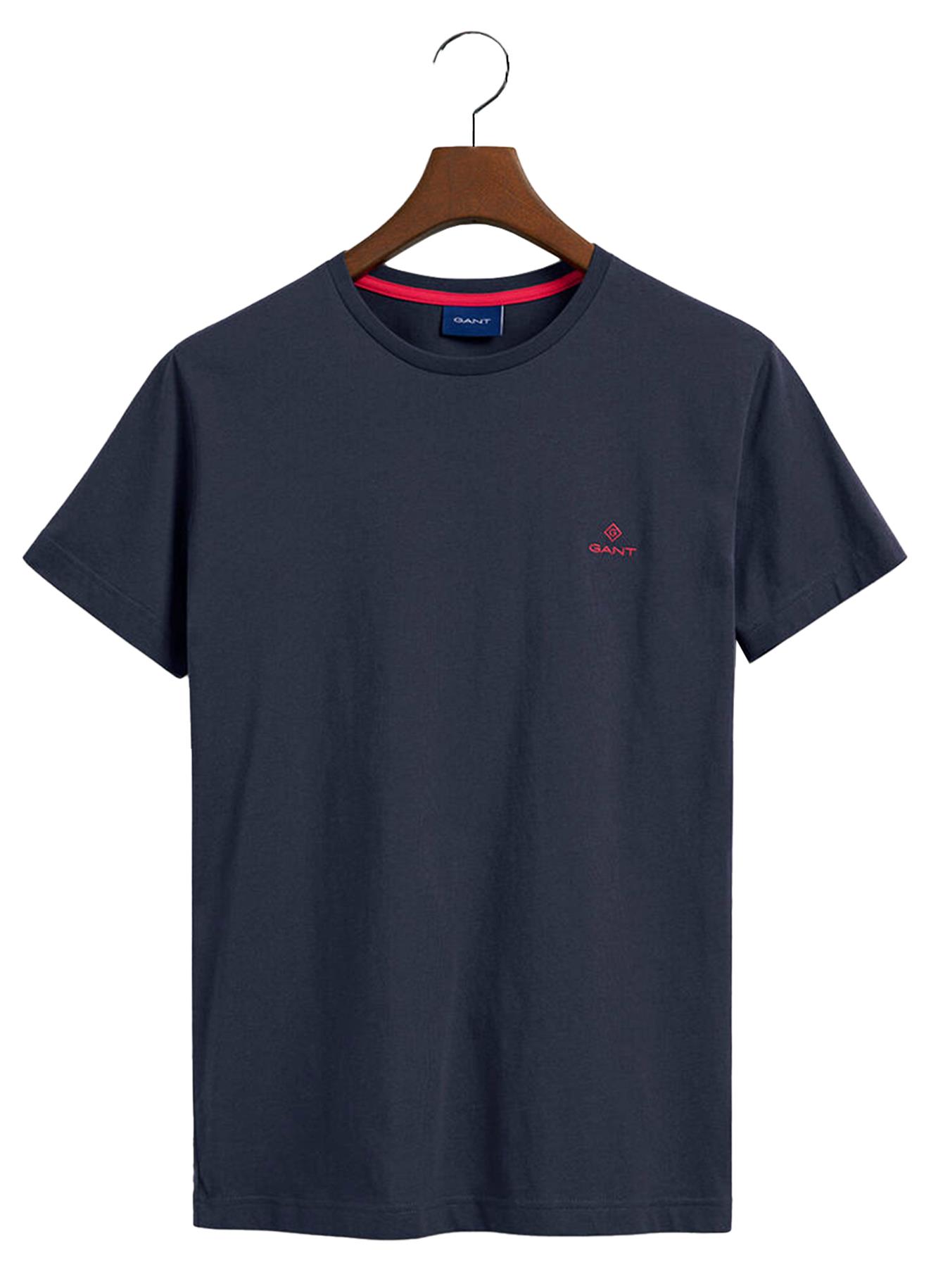 GANT Algodón Hombre Camisetas Manga Corta Casual Top Cuello Redondo Talla UK - Imagen 29 de 95