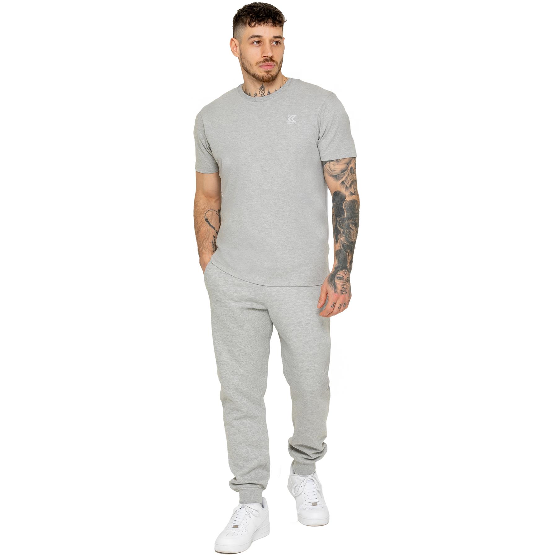 Kruze Hommes Jogging Décontracté à Élastique Polaire Coupe Standard Jogging Bas - Picture 7 of 16