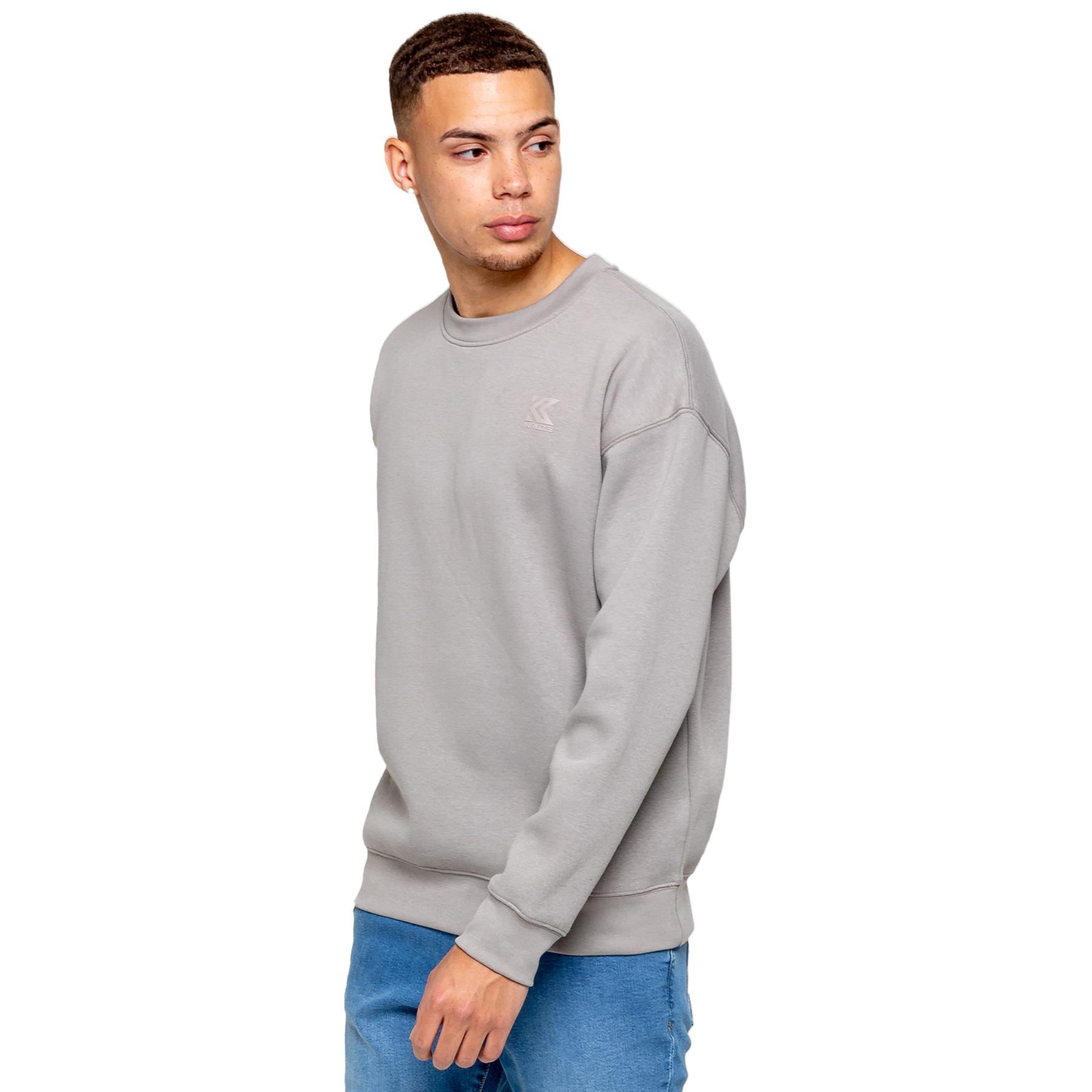Kruze Herren Sweatshirt Pullover Übergröße Freizeit Rundhals Top - Picture 12 of 18