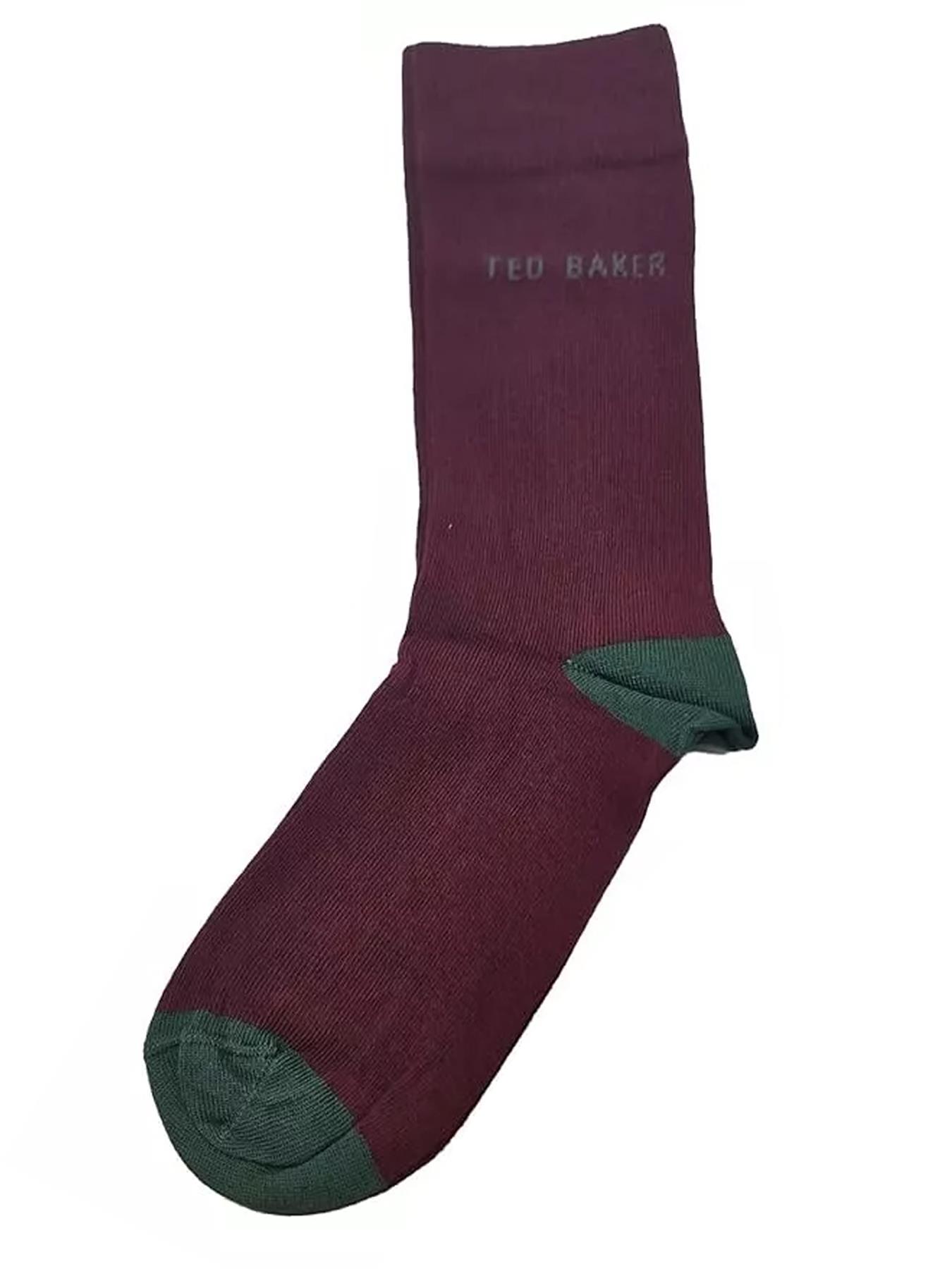 Ted Baker Mens Socks 3 Pairs Casual Cotton Rich Designer Gift Box Sock - Picture 8 of 34