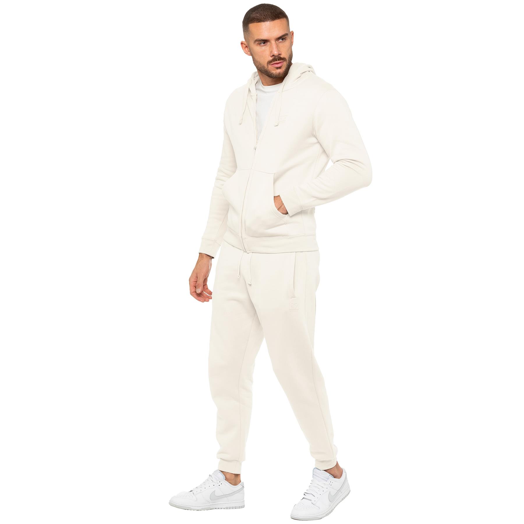 thumbnail image 2 of Enzo Men's Fleece Tracksuit Set – Hooded Zip Hoodie & Joggers, Casual Gym Sportswear 2 of 6