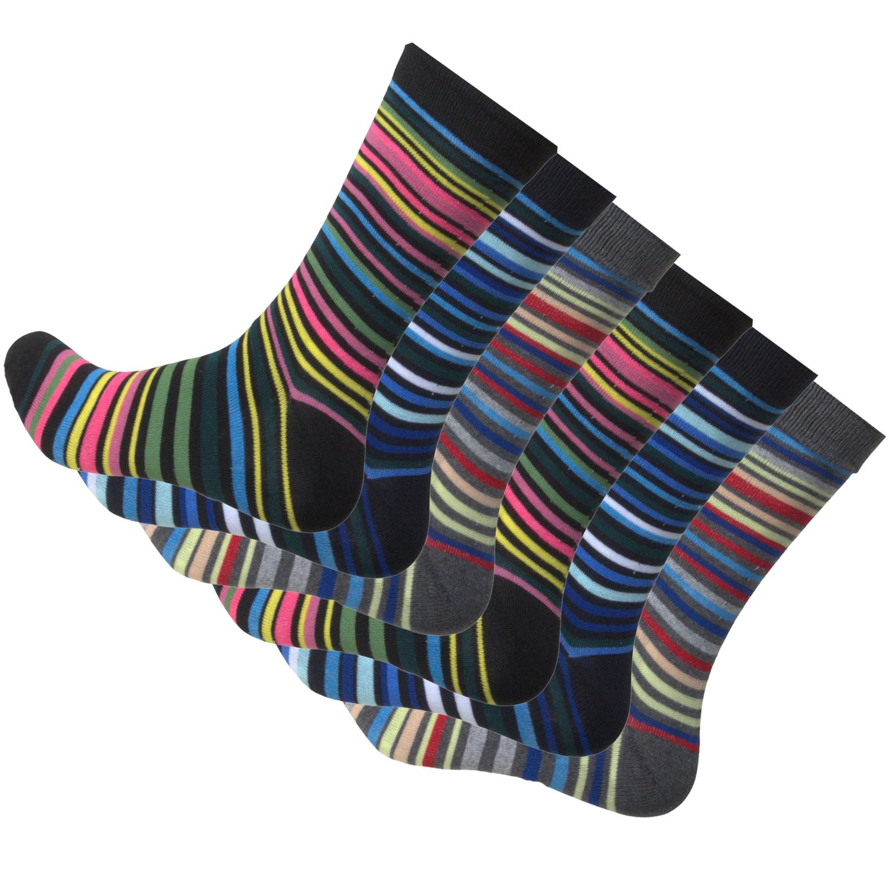 Calcetines Hombre de Algodón Informal Trabajo SPORTS Acanalados 6 12 Pares Talla - Imagen 106 de 109