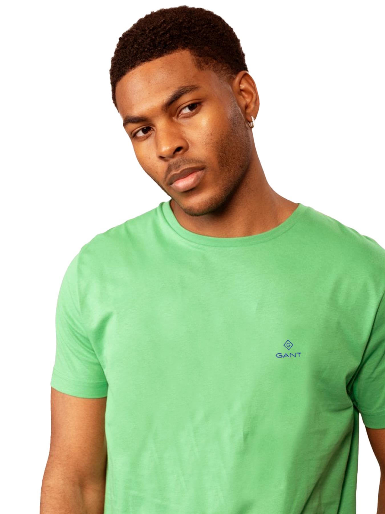 GANT Algodón Hombre Camisetas Manga Corta Casual Top Cuello Redondo Talla UK - Imagen 58 de 95