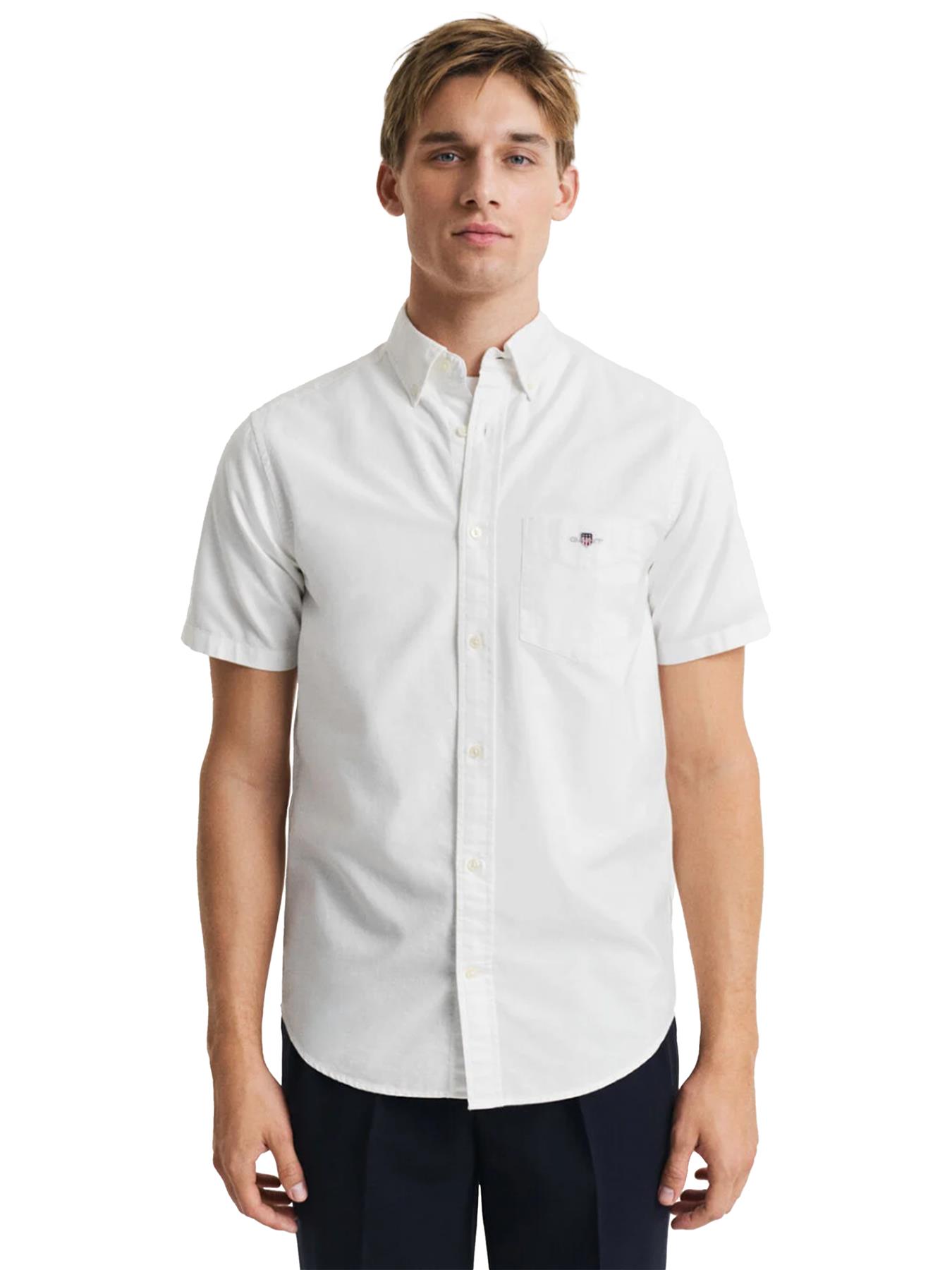 Gant Mens Long Sleeve Shirts 100% Cotton Regular Fit Smart Formal Shirt UK S-2XL - Picture 16 of 74